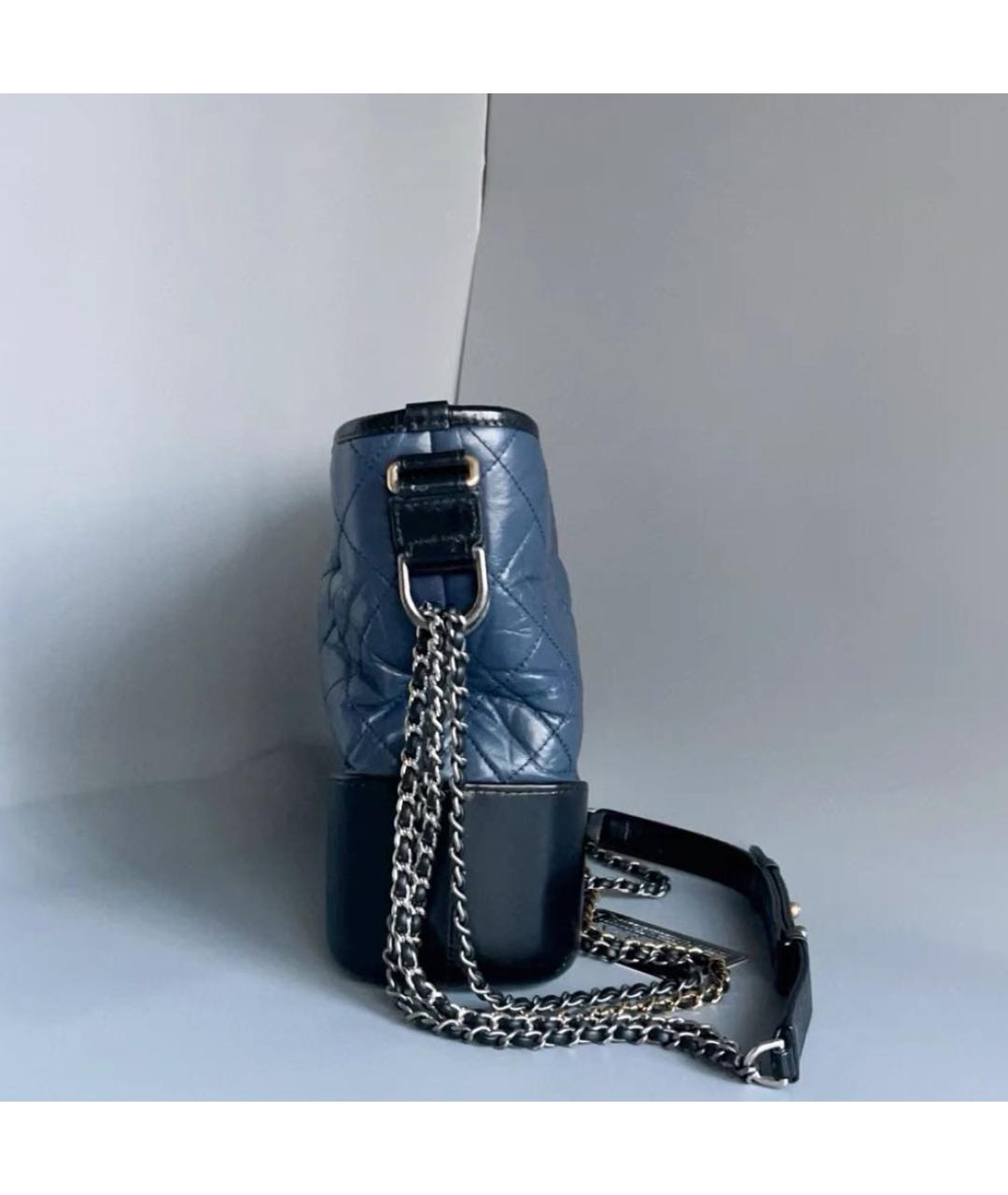 CHANEL Черная кожаная сумка через плечо, фото 4