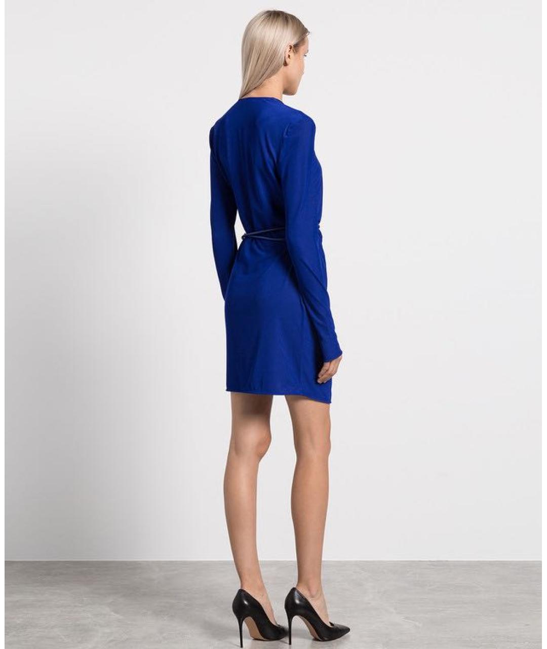 TOM FORD Синее вискозное платье, фото 4