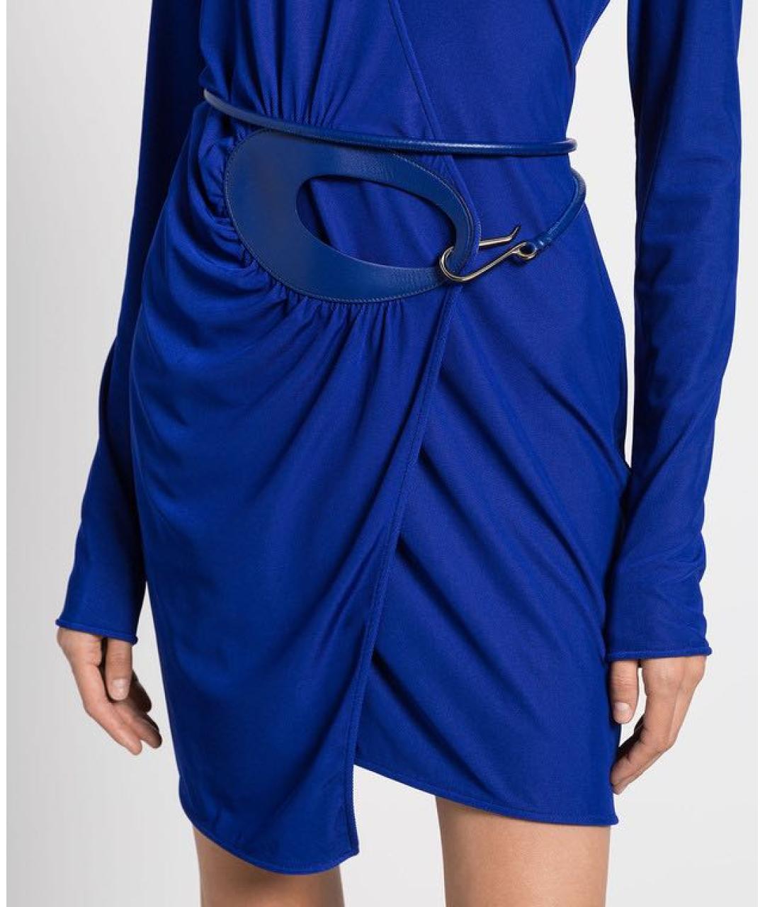 TOM FORD Синее вискозное платье, фото 5