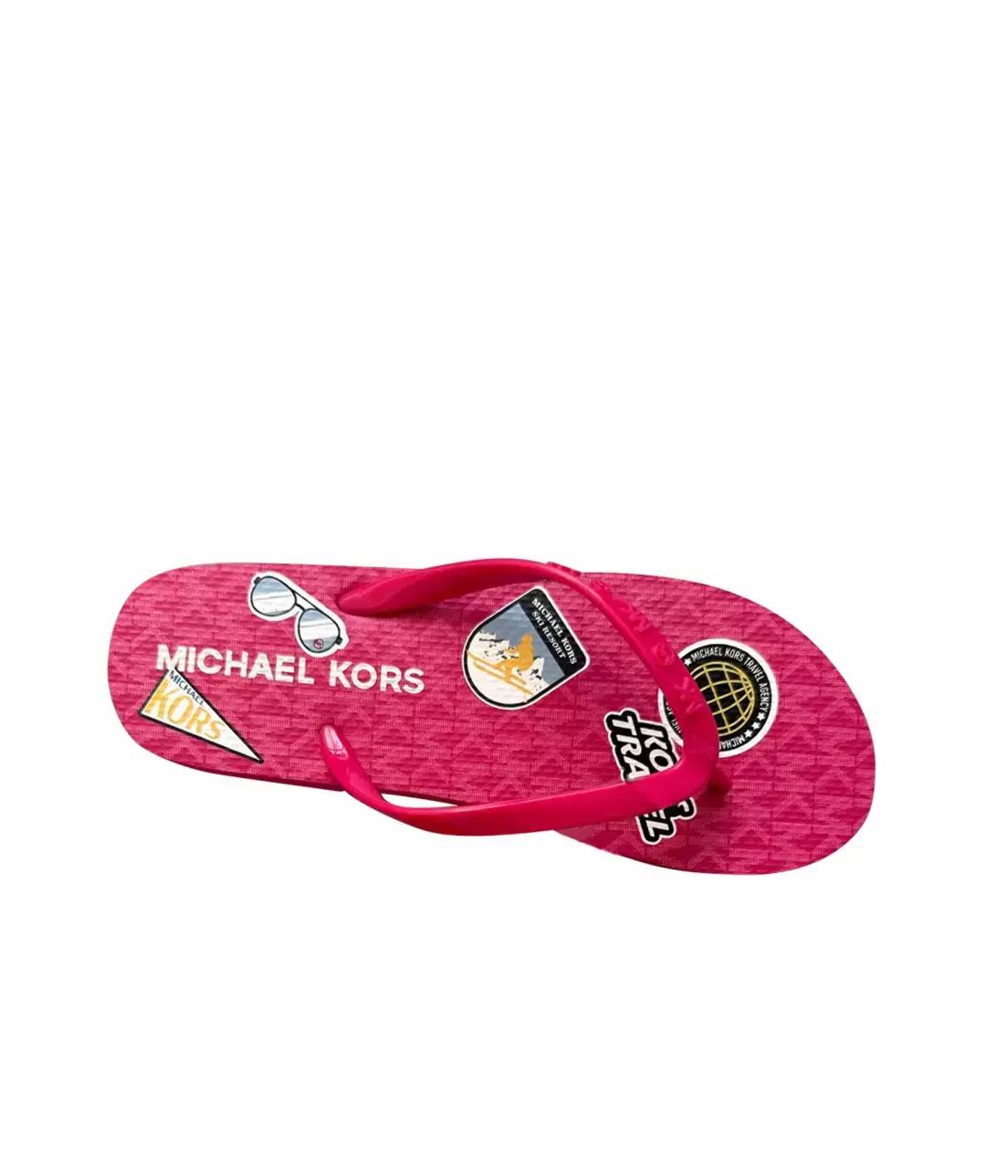 MICHAEL KORS Розовые шлепанцы, фото 1
