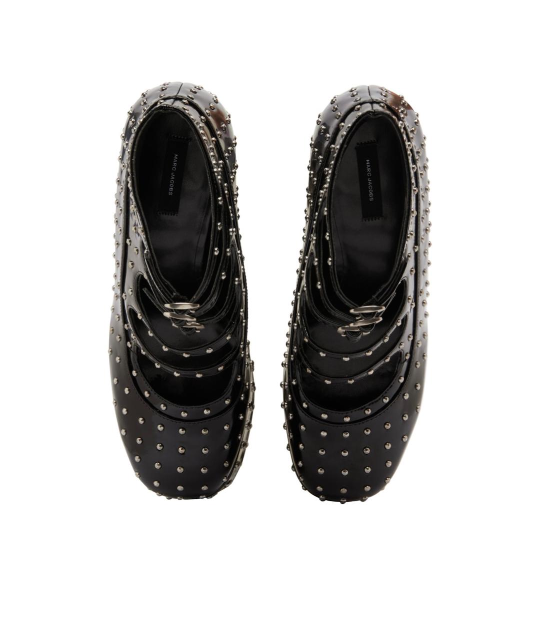 MARC JACOBS Черные кожаные туфли, фото 3