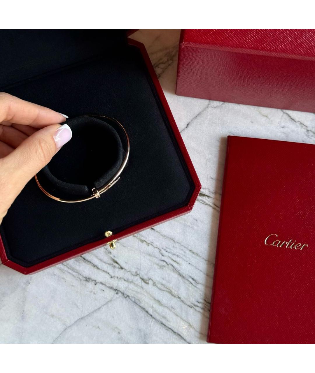 CARTIER Розовый браслет из розового золота, фото 3