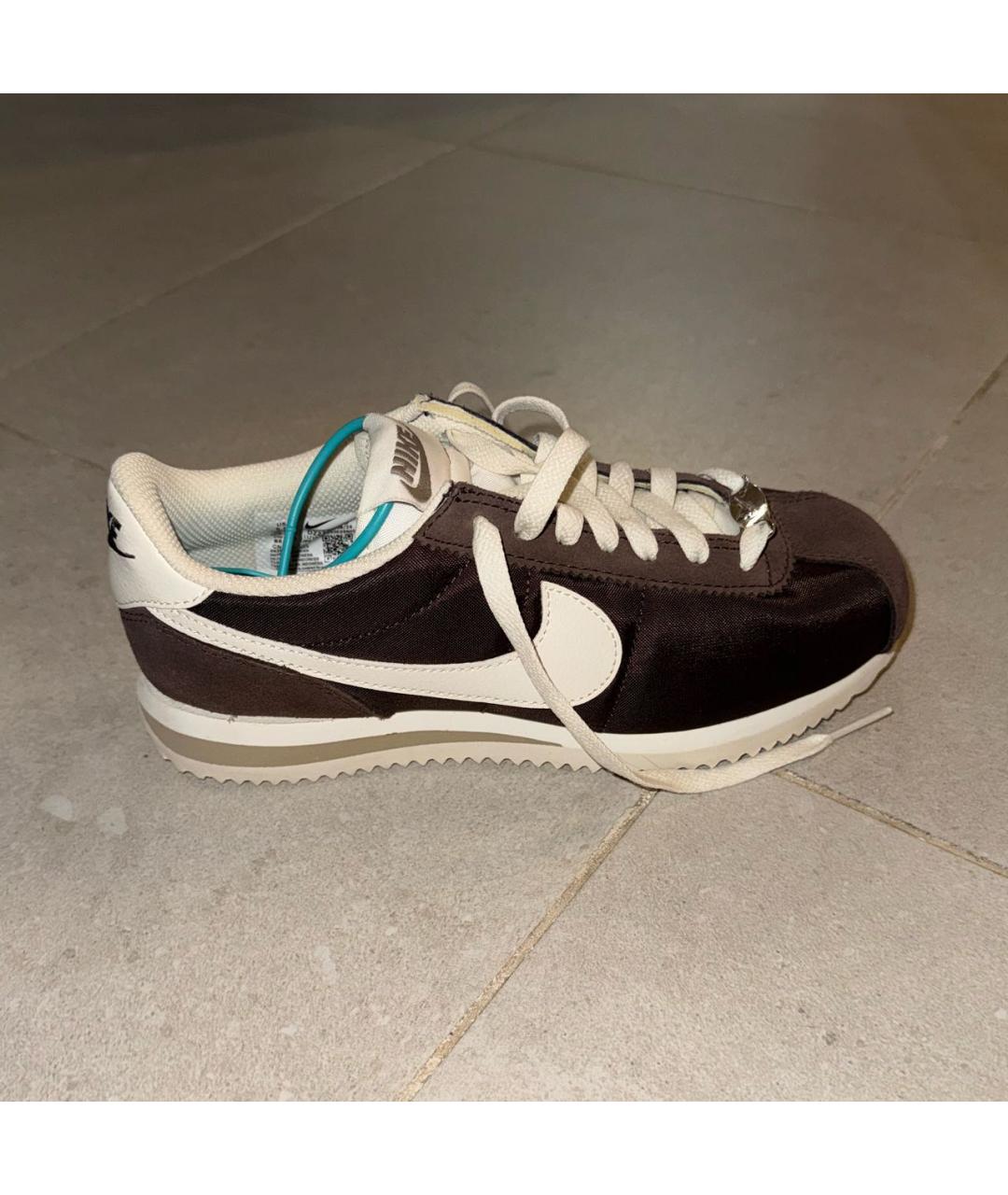 NIKE Коричневые замшевые кроссовки, фото 8