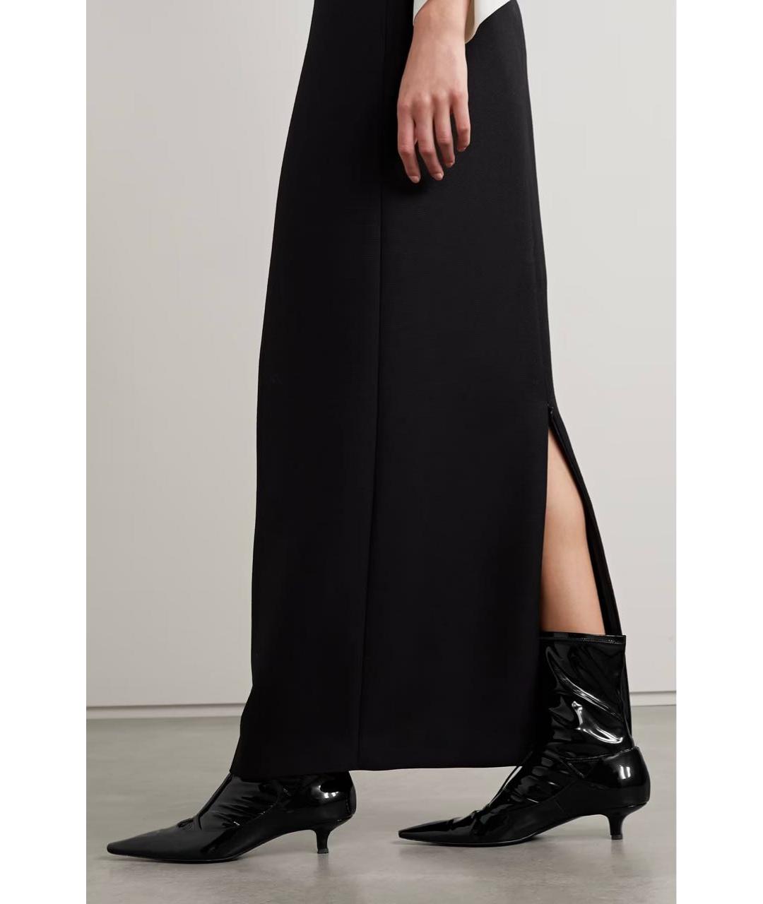 THE ROW Черные ботильоны из лакированной кожи, фото 7