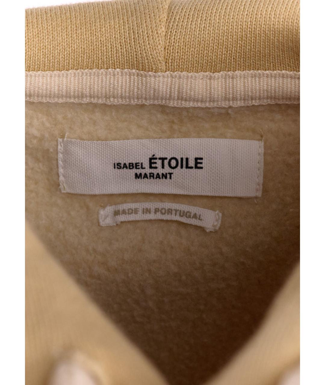 ISABEL MARANT ETOILE Бежевая хлопковая футболка, фото 3