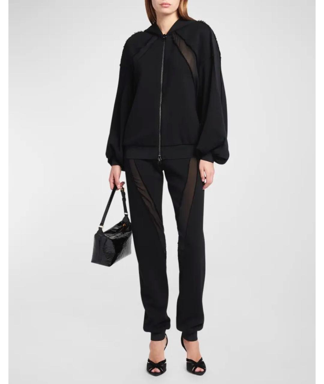 TOM FORD Черные хлопковые брюки узкие, фото 4
