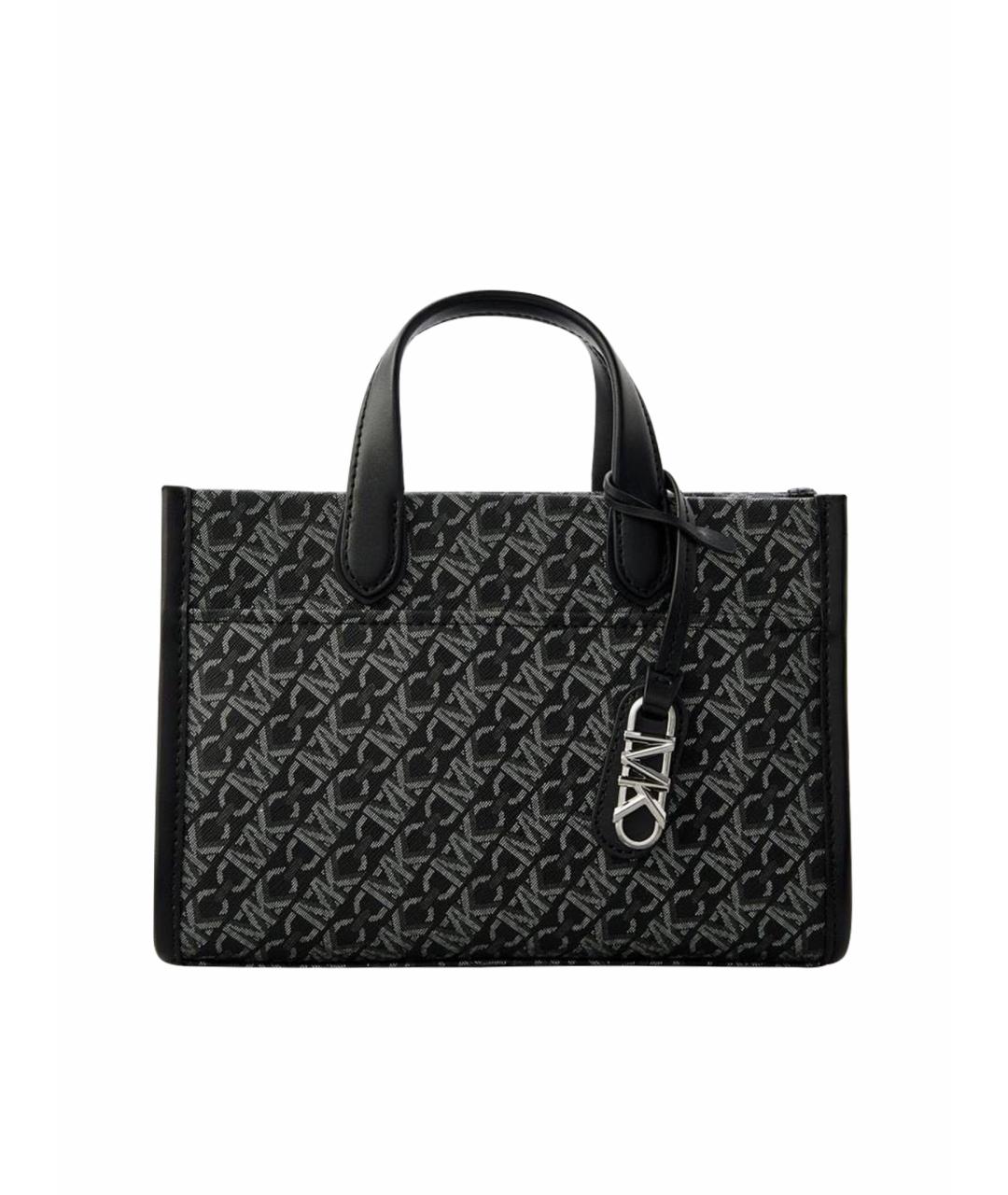 MICHAEL KORS Черная кожаная сумка с короткими ручками, фото 1