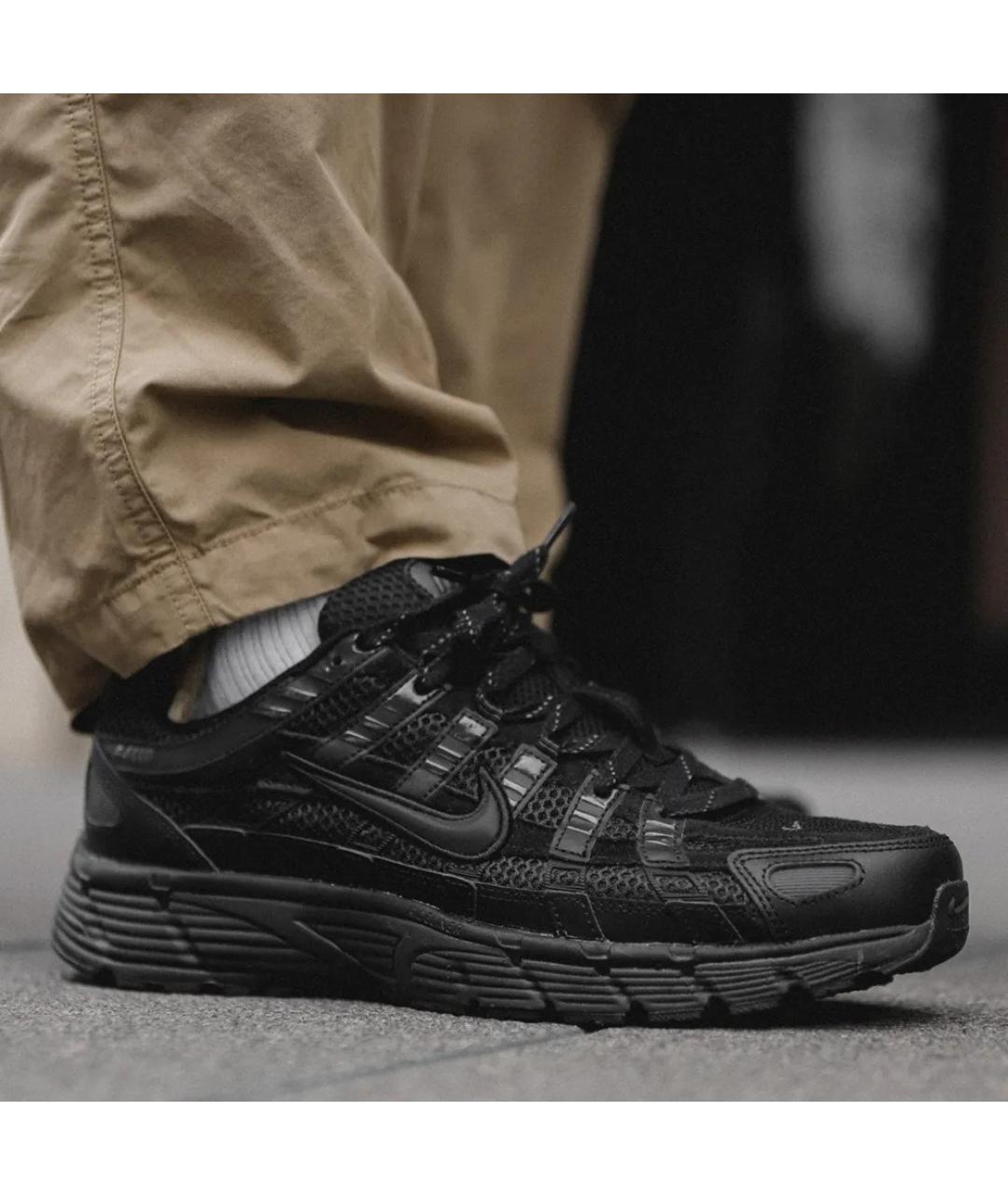 NIKE Черные низкие кроссовки / кеды, фото 8
