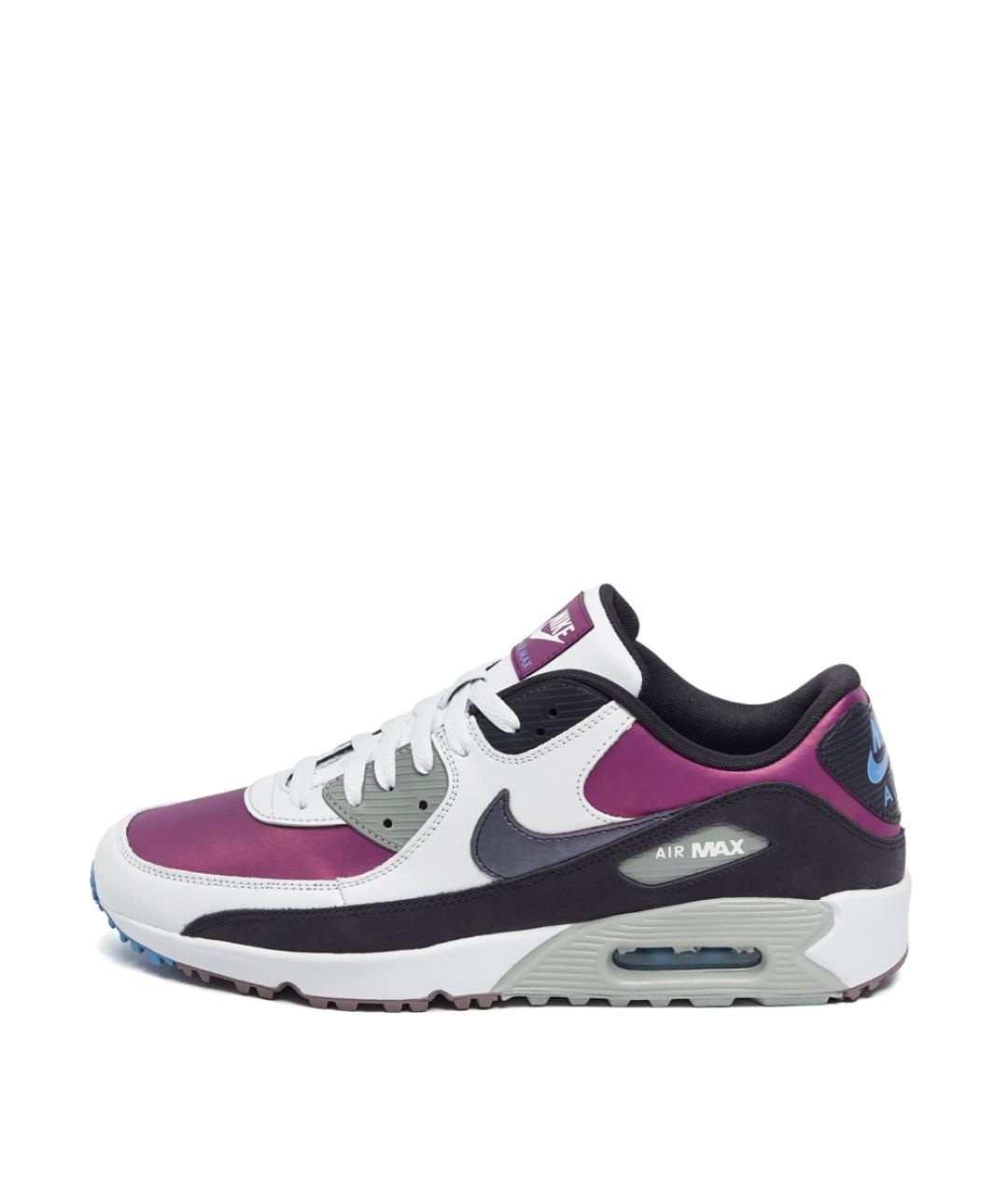 NIKE Фиолетовые кожаные низкие кроссовки / кеды, фото 10