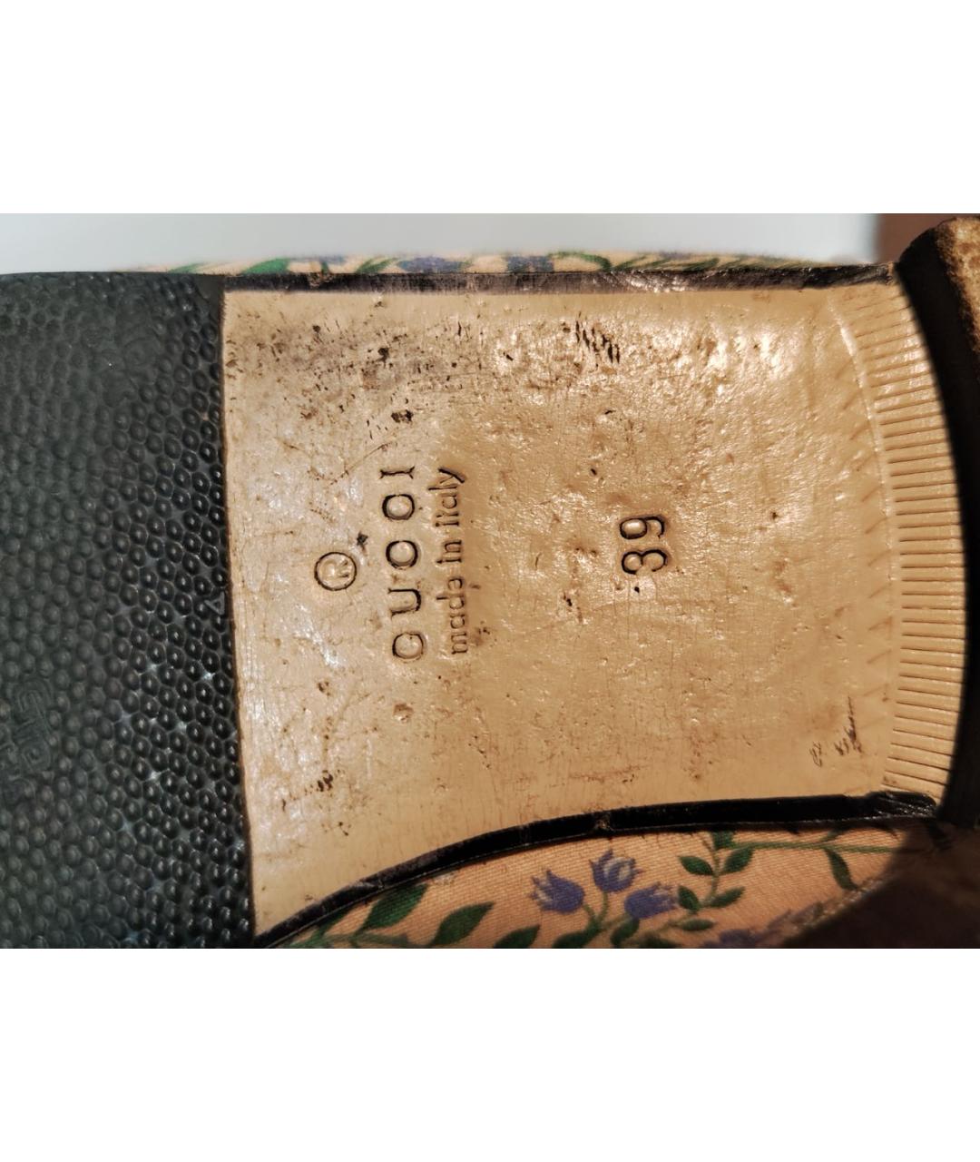 GUCCI Мульти текстильные мюли, фото 7