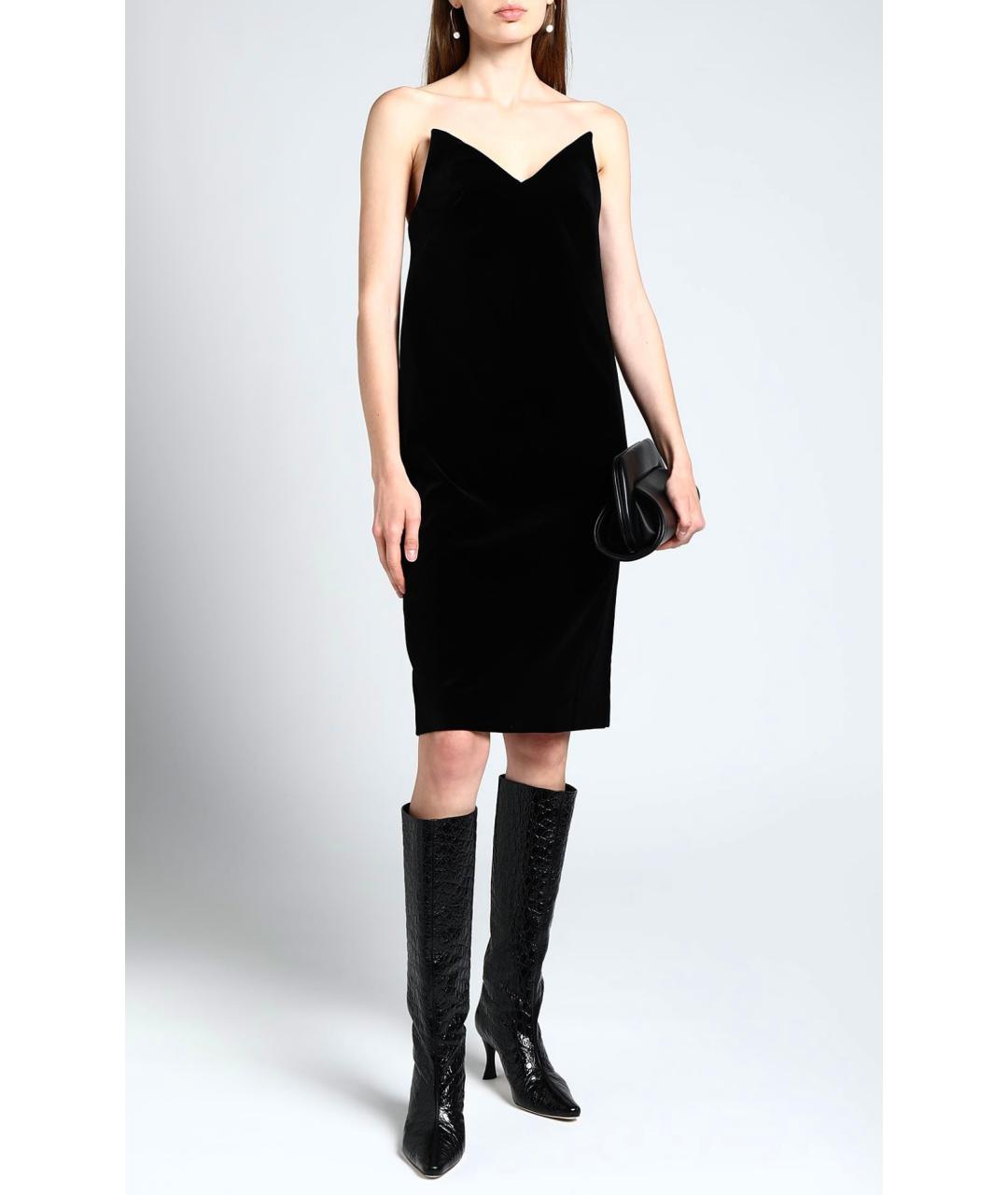 LOEWE Черное коктейльное платье, фото 8