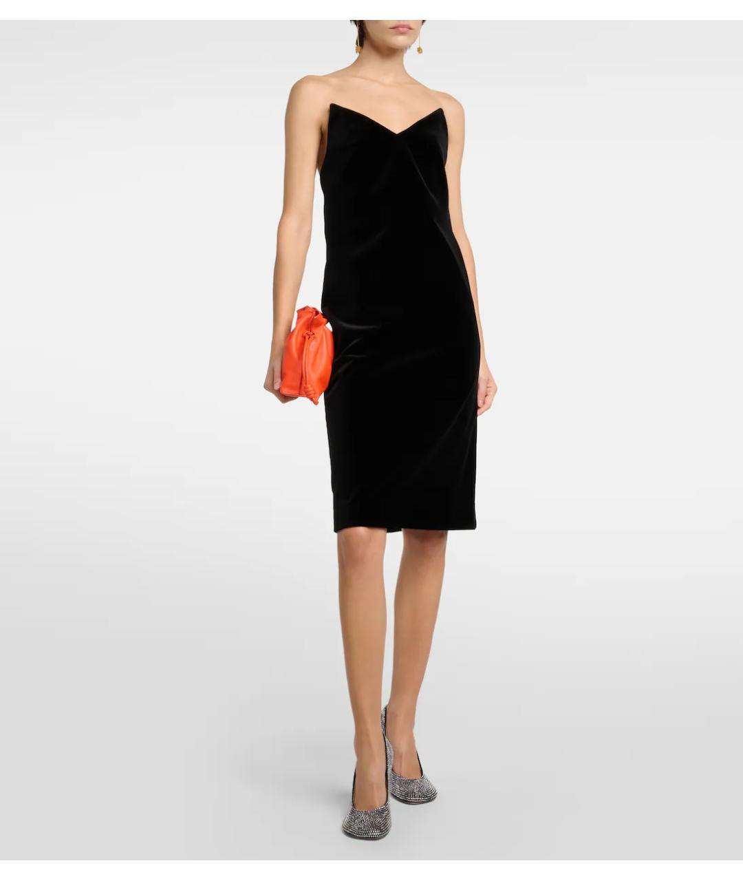LOEWE Черное коктейльное платье, фото 5