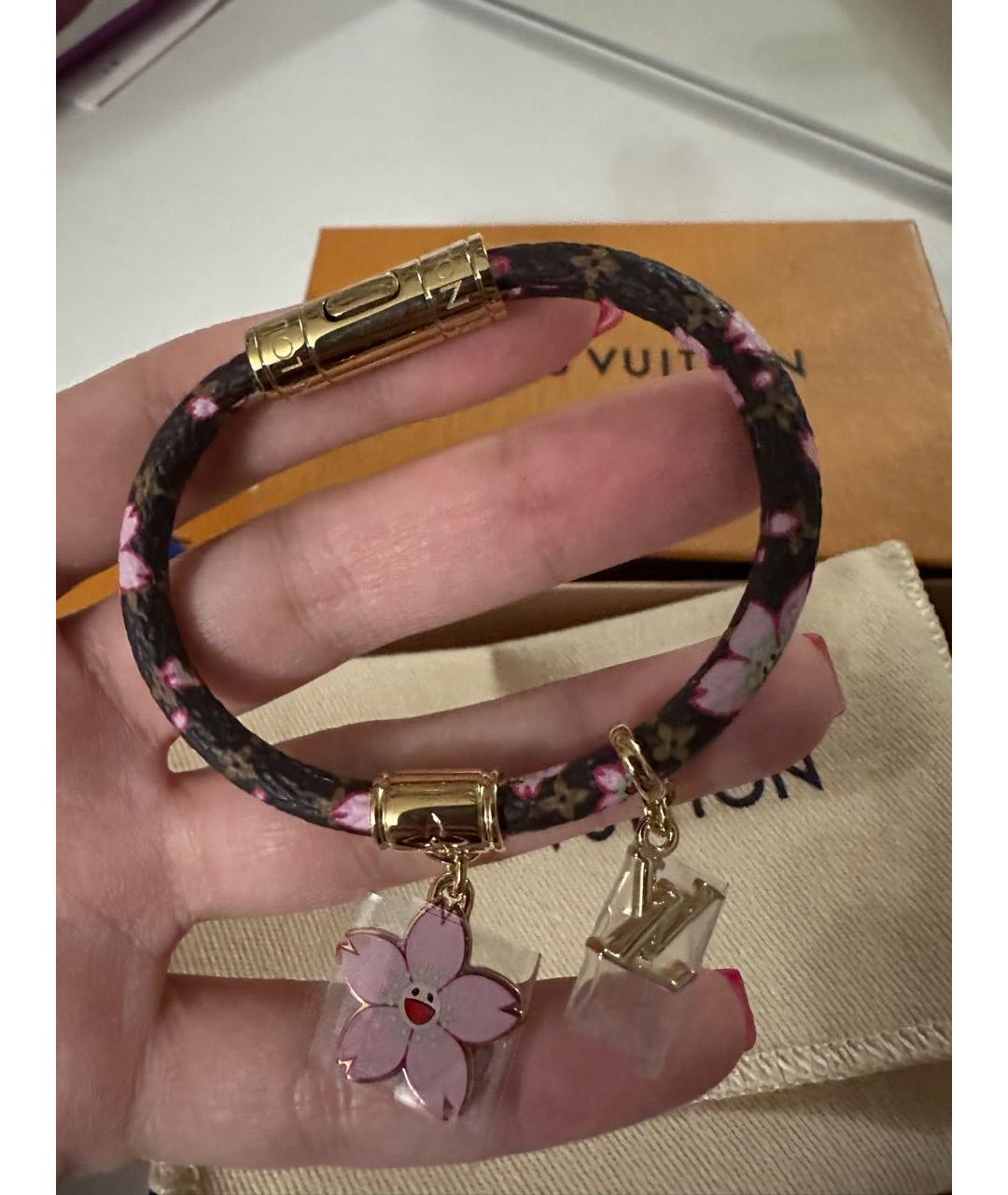 LOUIS VUITTON Коричневый браслет, фото 2