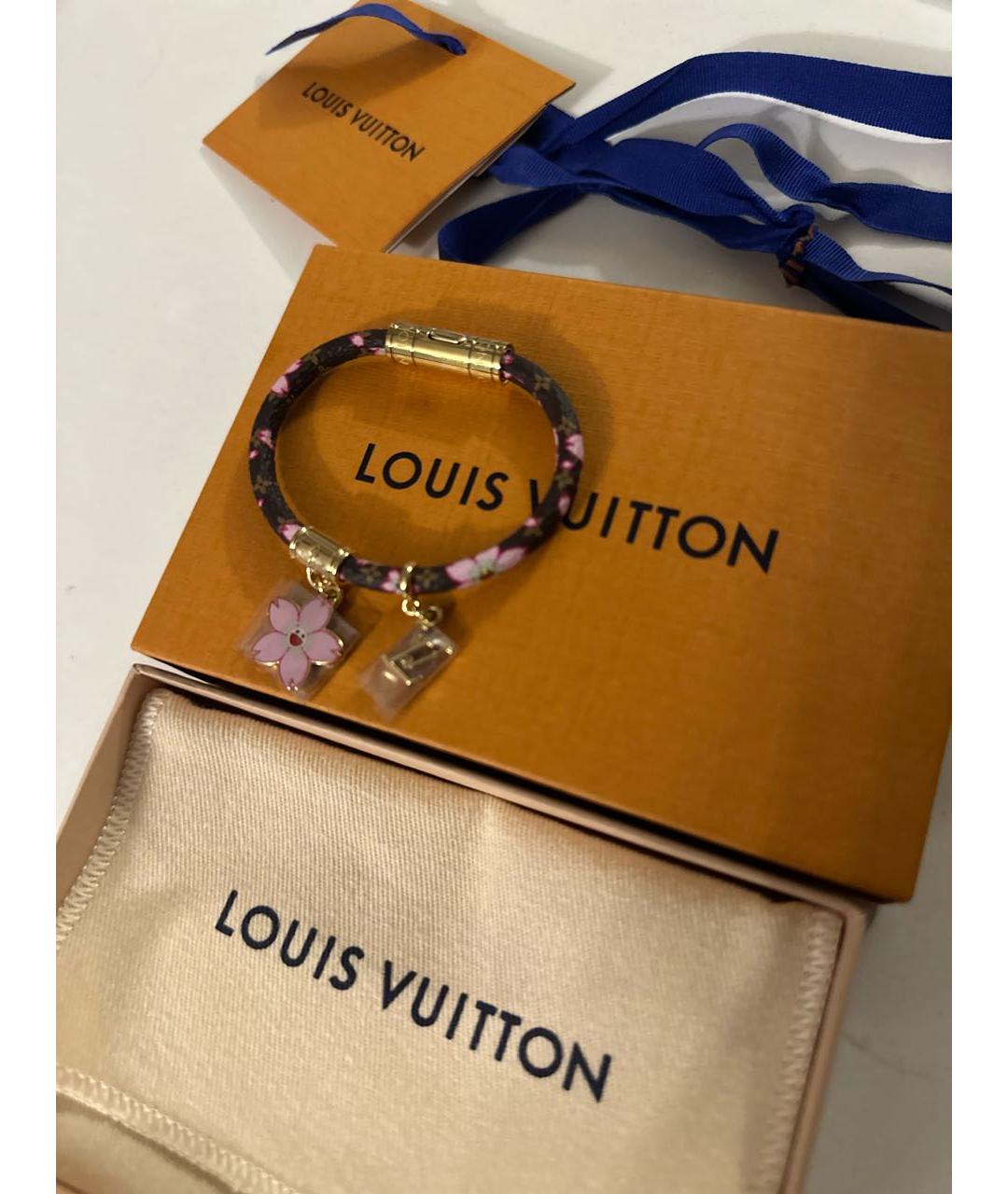 LOUIS VUITTON Коричневый браслет, фото 4