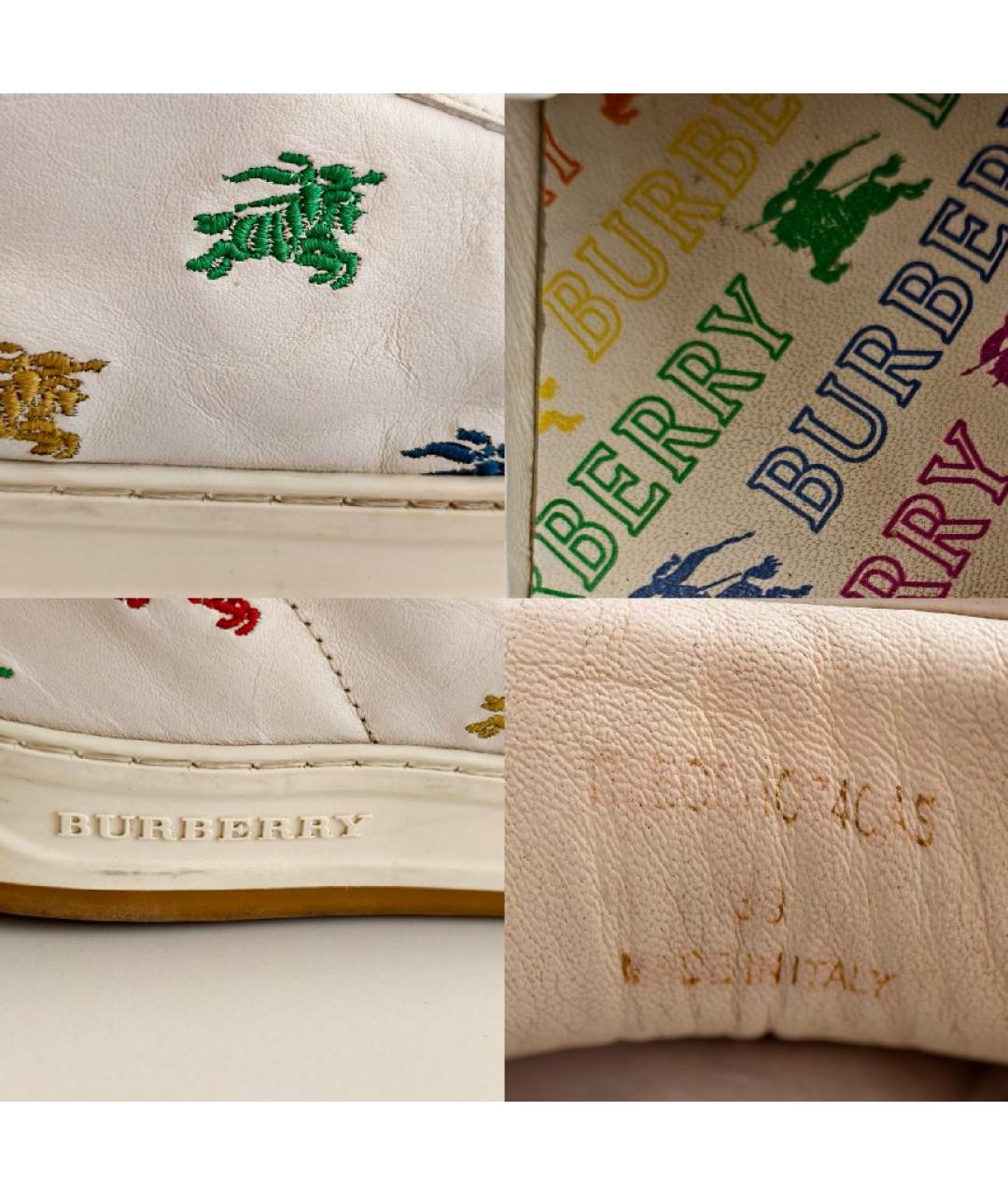 BURBERRY Белые кеды, фото 6