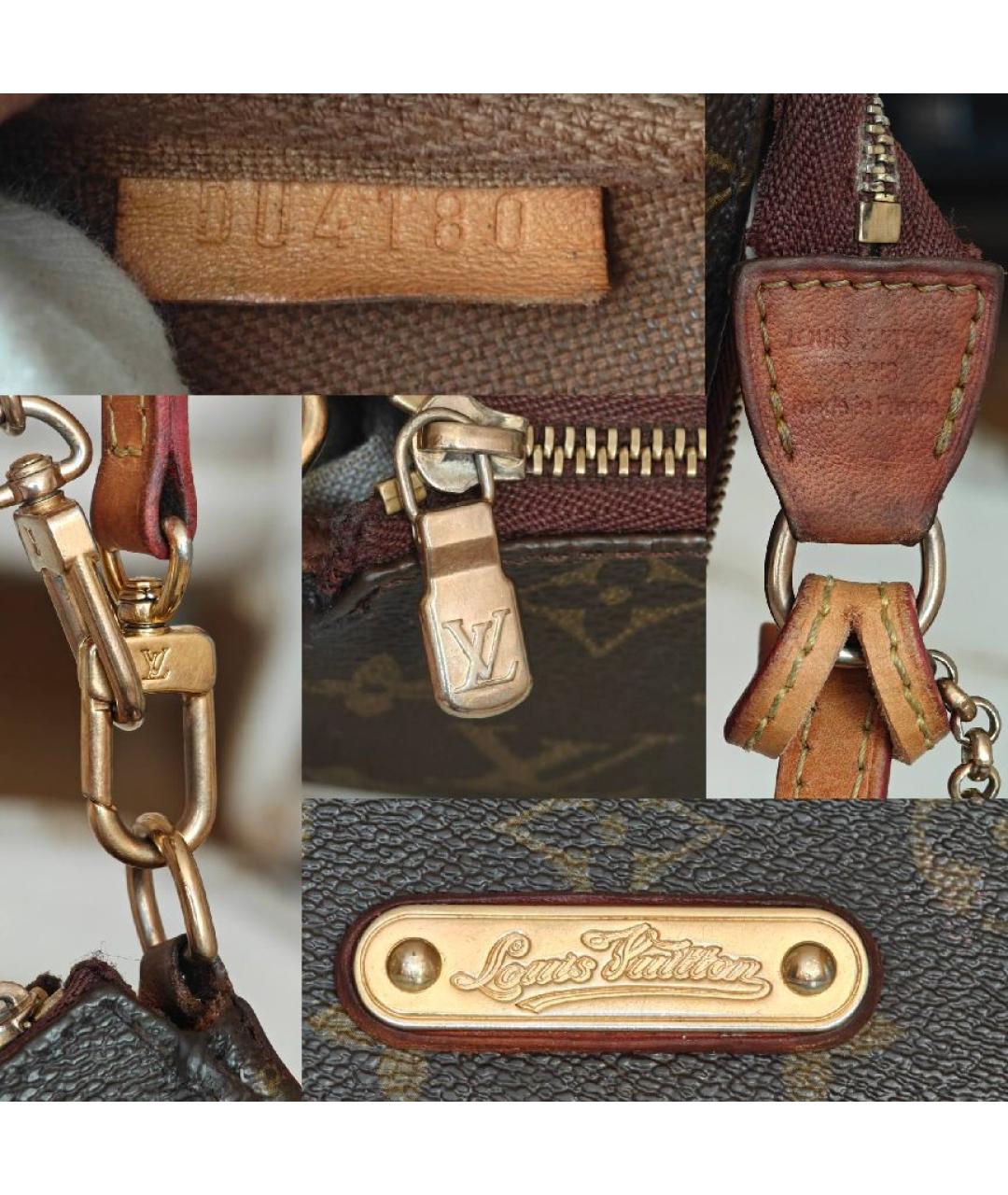 LOUIS VUITTON Коричневая сумка с короткими ручками, фото 5
