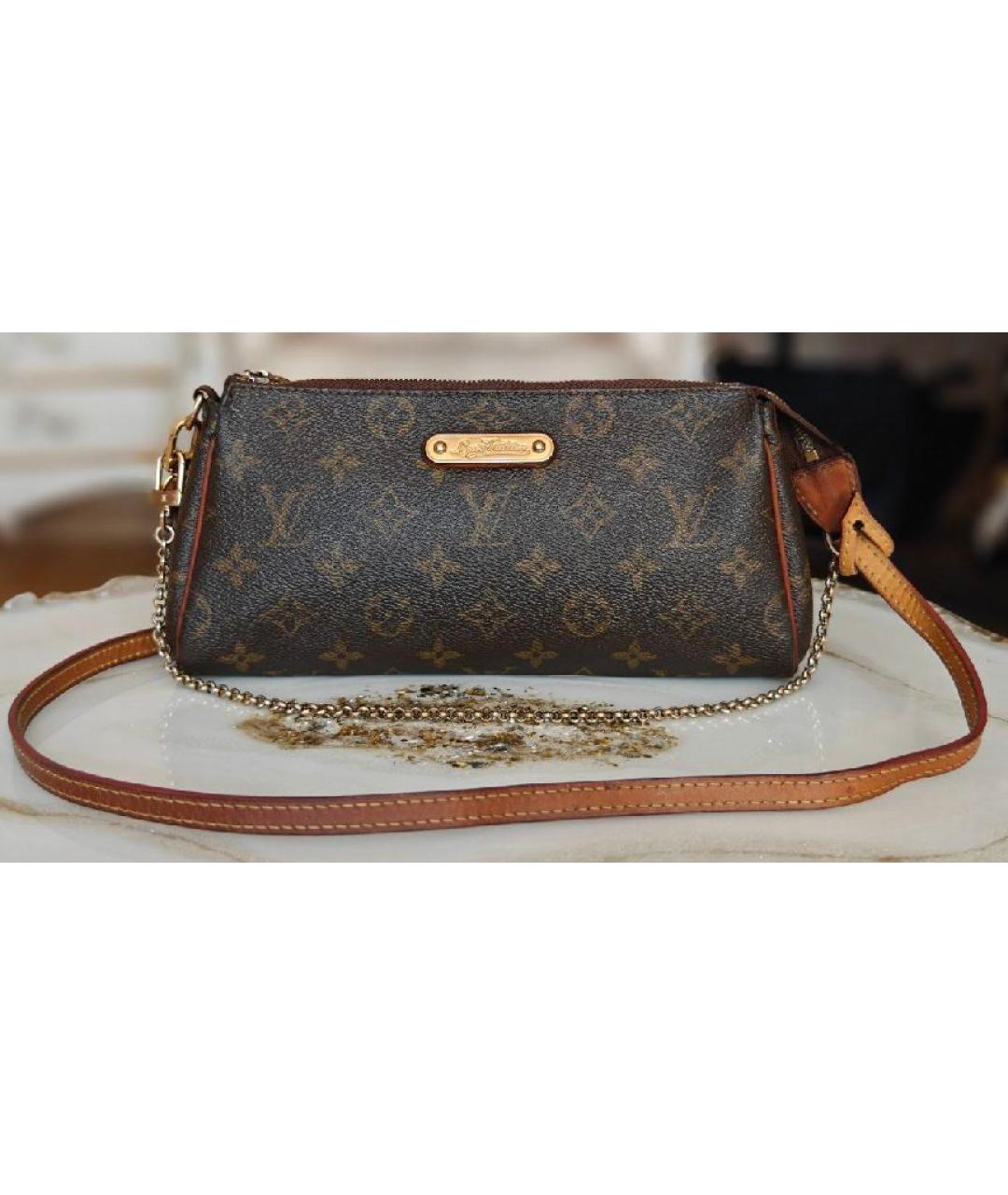 LOUIS VUITTON Коричневая сумка с короткими ручками, фото 9