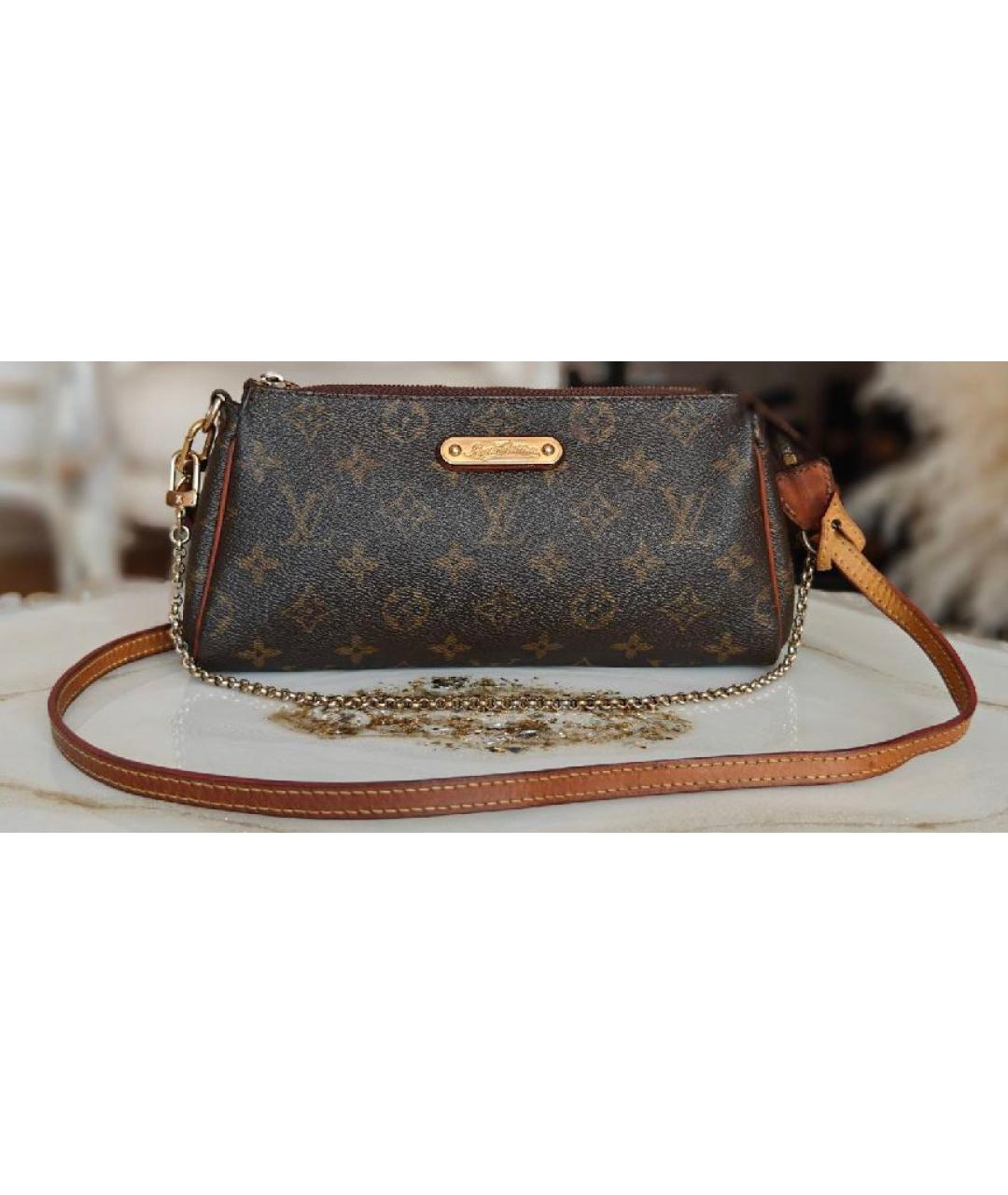 LOUIS VUITTON Коричневая сумка с короткими ручками, фото 8