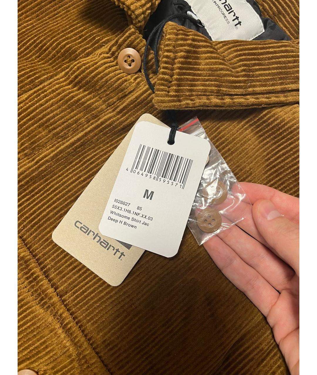 CARHARTT Коричневая хлопковая куртка, фото 4