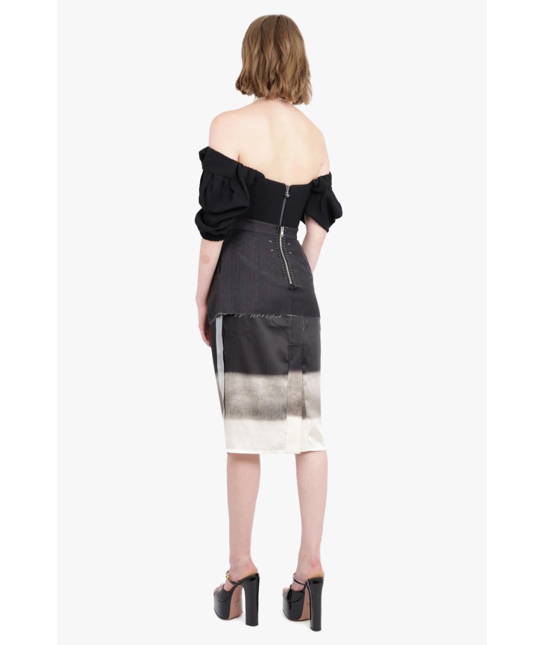 MAISON MARGIELA Мульти юбка миди, фото 8