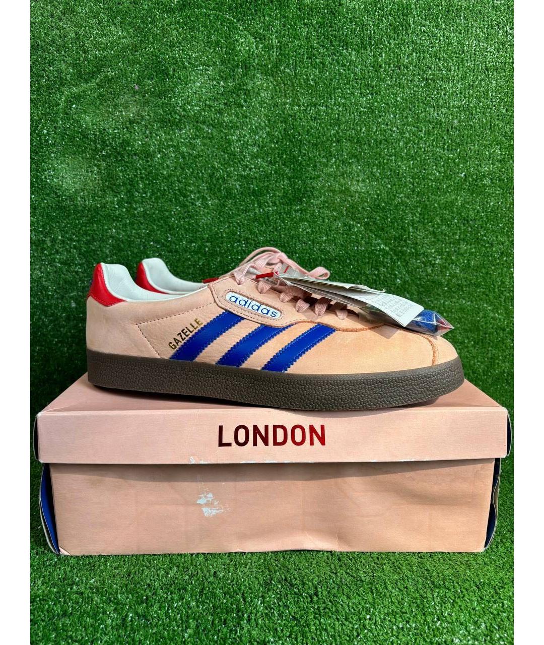 ADIDAS Розовые замшевые низкие кроссовки / кеды, фото 9