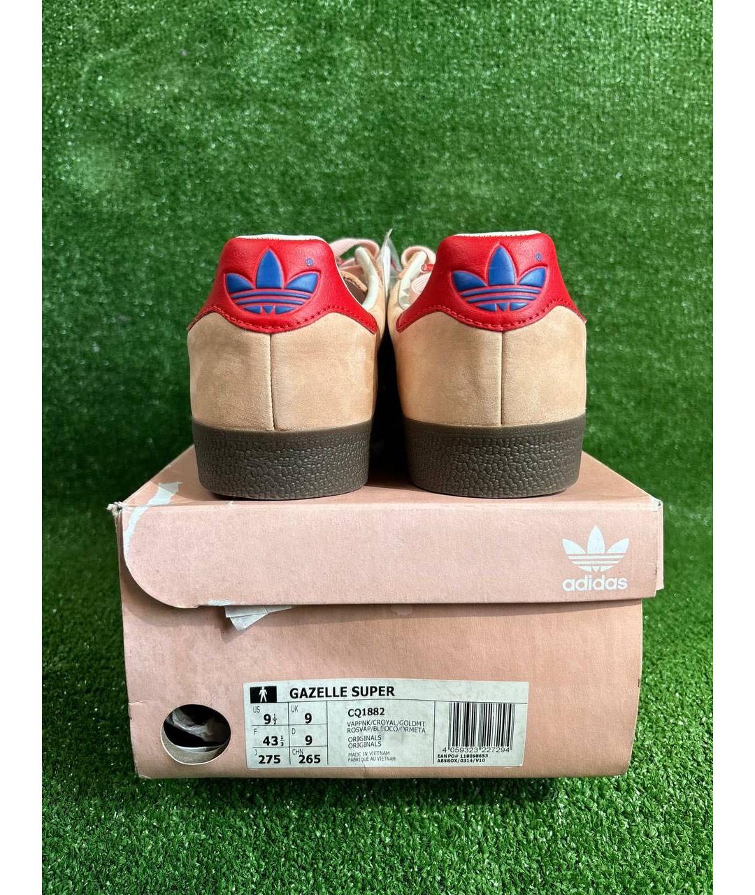 ADIDAS Розовые замшевые низкие кроссовки / кеды, фото 5