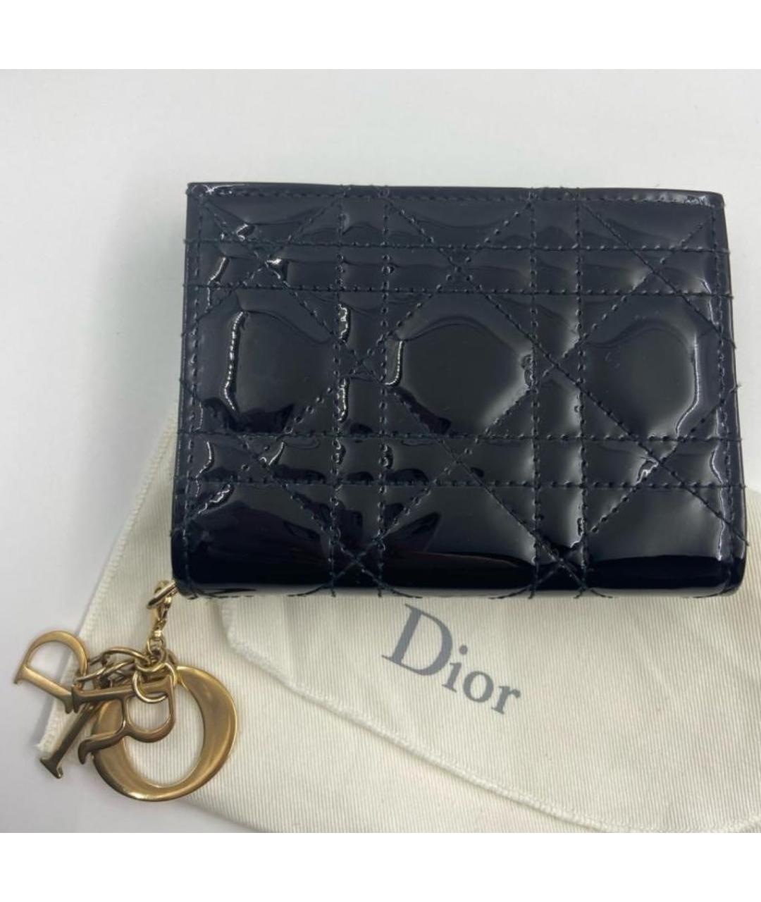 CHRISTIAN DIOR Кошелек из лакированной кожи, фото 3