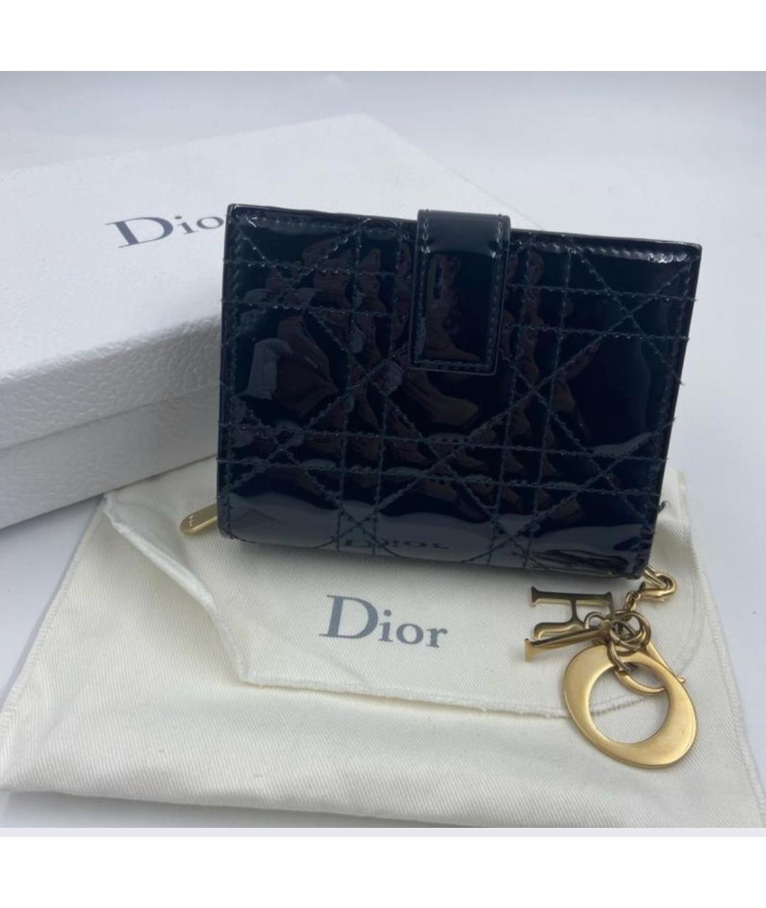 CHRISTIAN DIOR Кошелек из лакированной кожи, фото 2