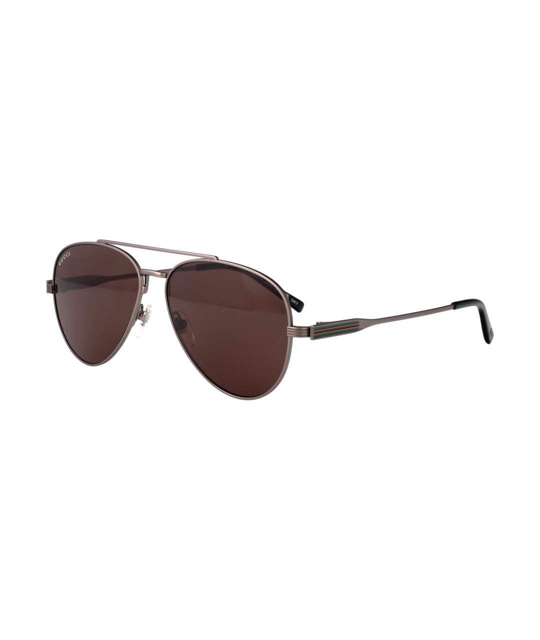 GUCCI Мульти металлические солнцезащитные очки, фото 2