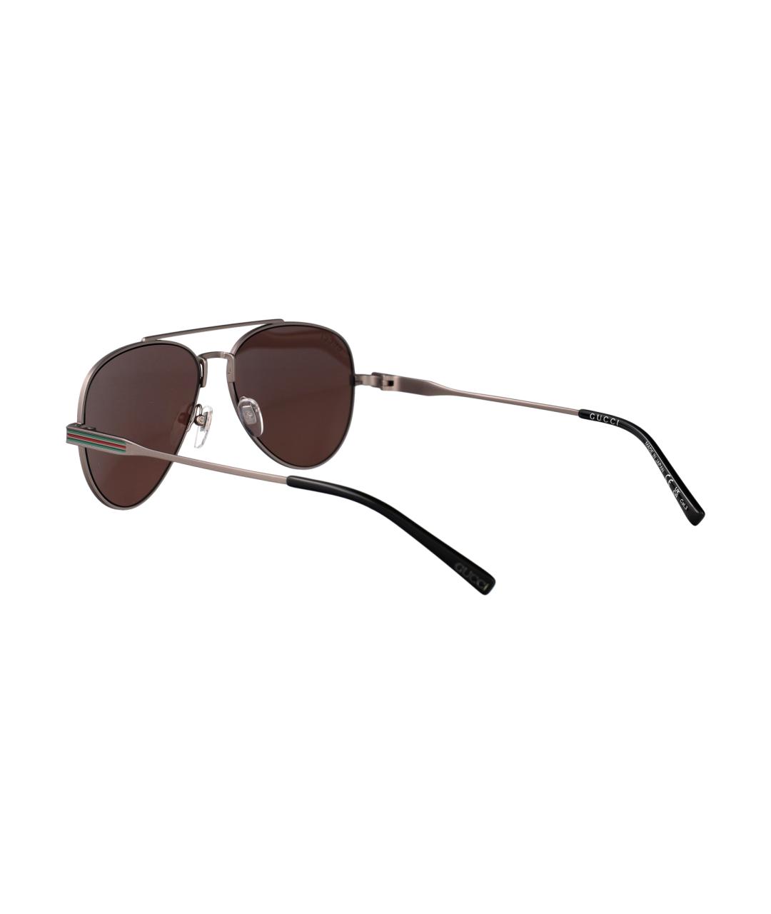 GUCCI Мульти металлические солнцезащитные очки, фото 4
