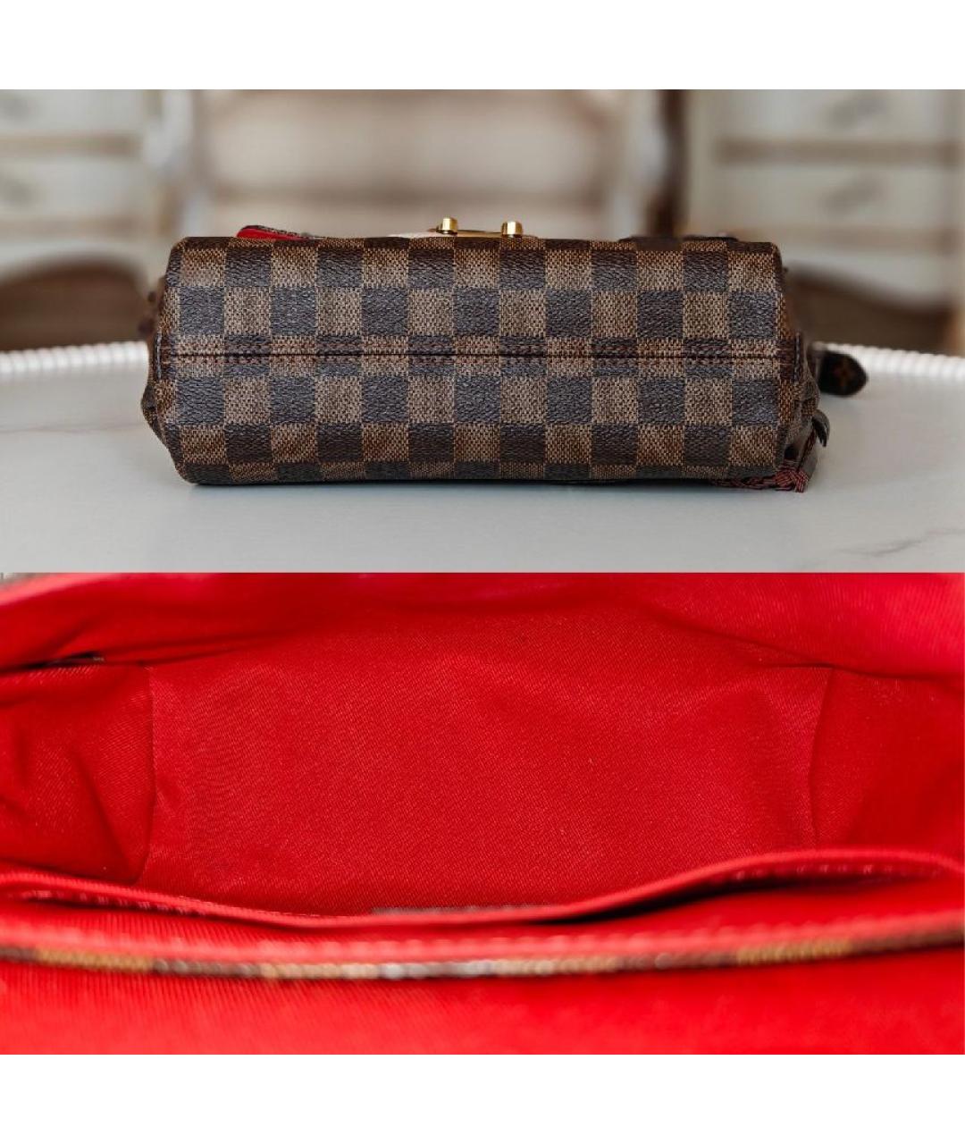 LOUIS VUITTON Коричневая сумка с короткими ручками, фото 7