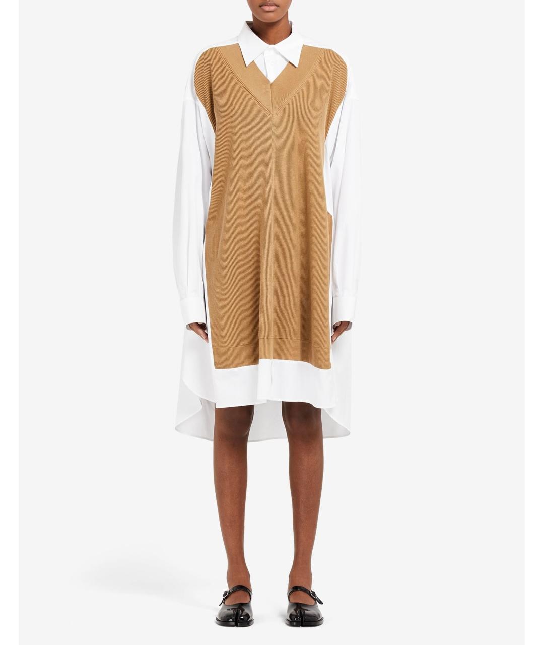 MAISON MARGIELA Мульти повседневное платье, фото 3
