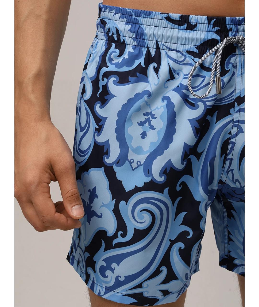 ETRO Голубые шорты, фото 4