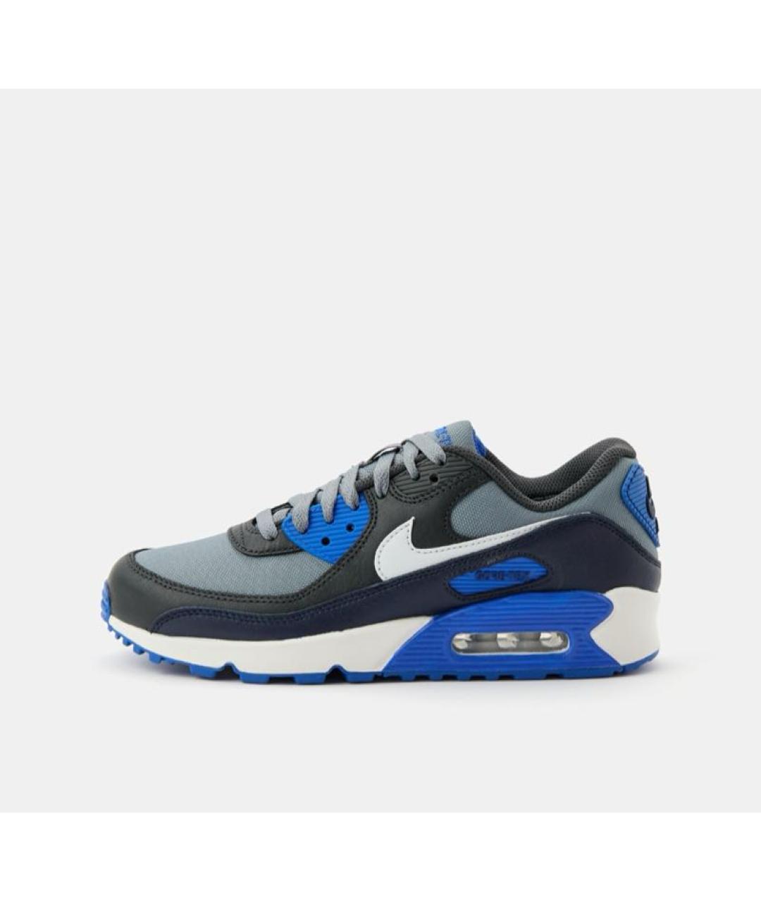 NIKE Серые кожаные низкие кроссовки / кеды, фото 4