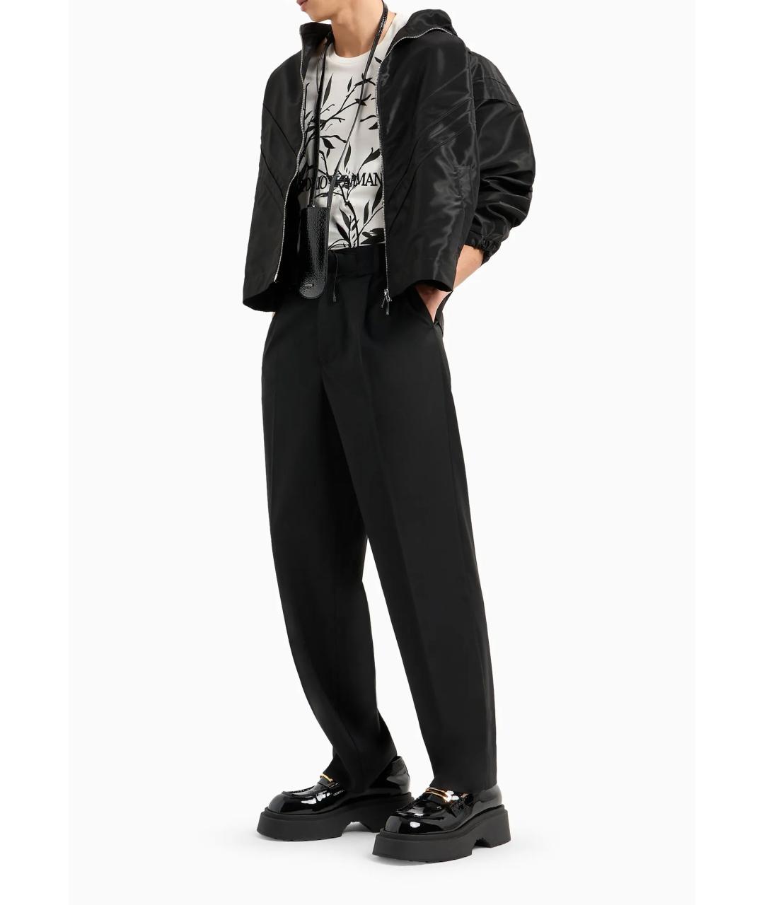 EMPORIO ARMANI Белая хлопковая футболка, фото 2
