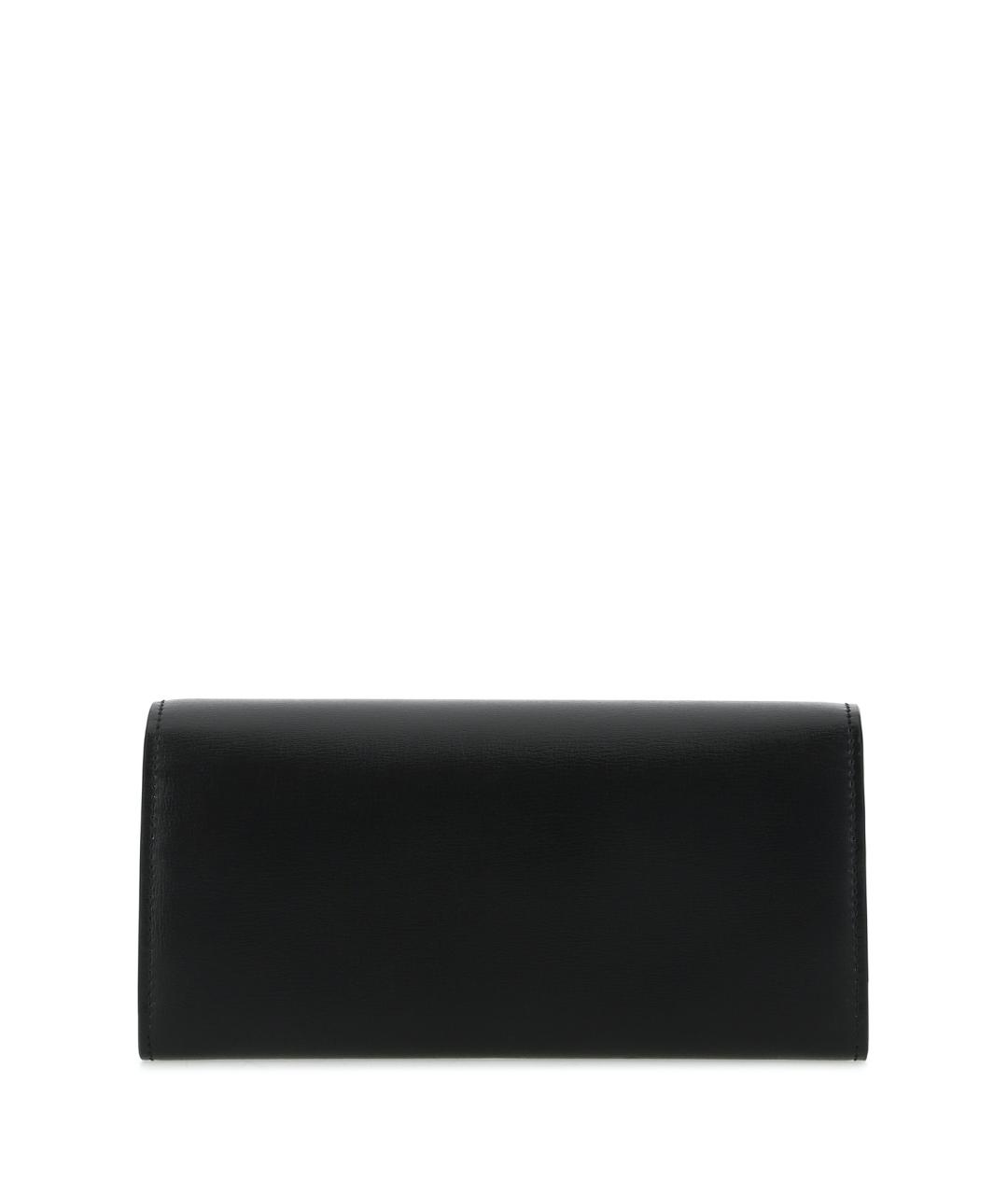FERRAGAMO Черный кожаный кошелек, фото 3