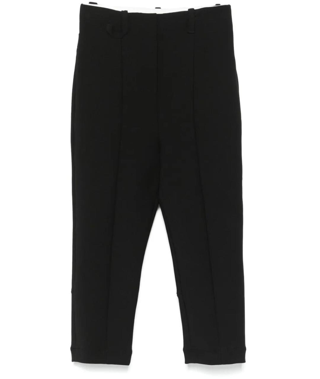 JACQUEMUS Черные полиамидовые прямые брюки, фото 4