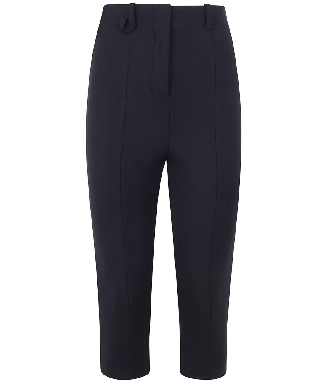 JACQUEMUS Черные полиамидовые прямые брюки, фото 1