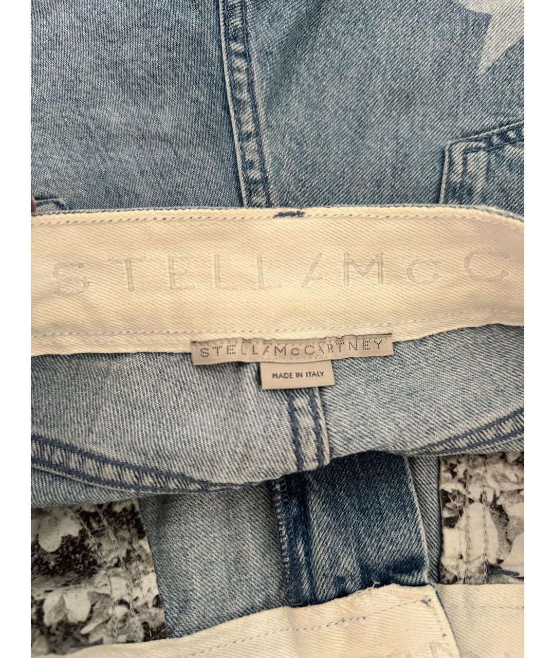STELLA MCCARTNEY Голубые деним шорты, фото 4
