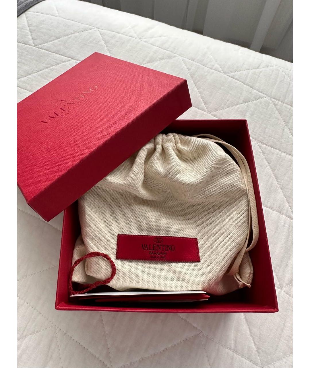 VALENTINO Черный кожаный ремень, фото 7