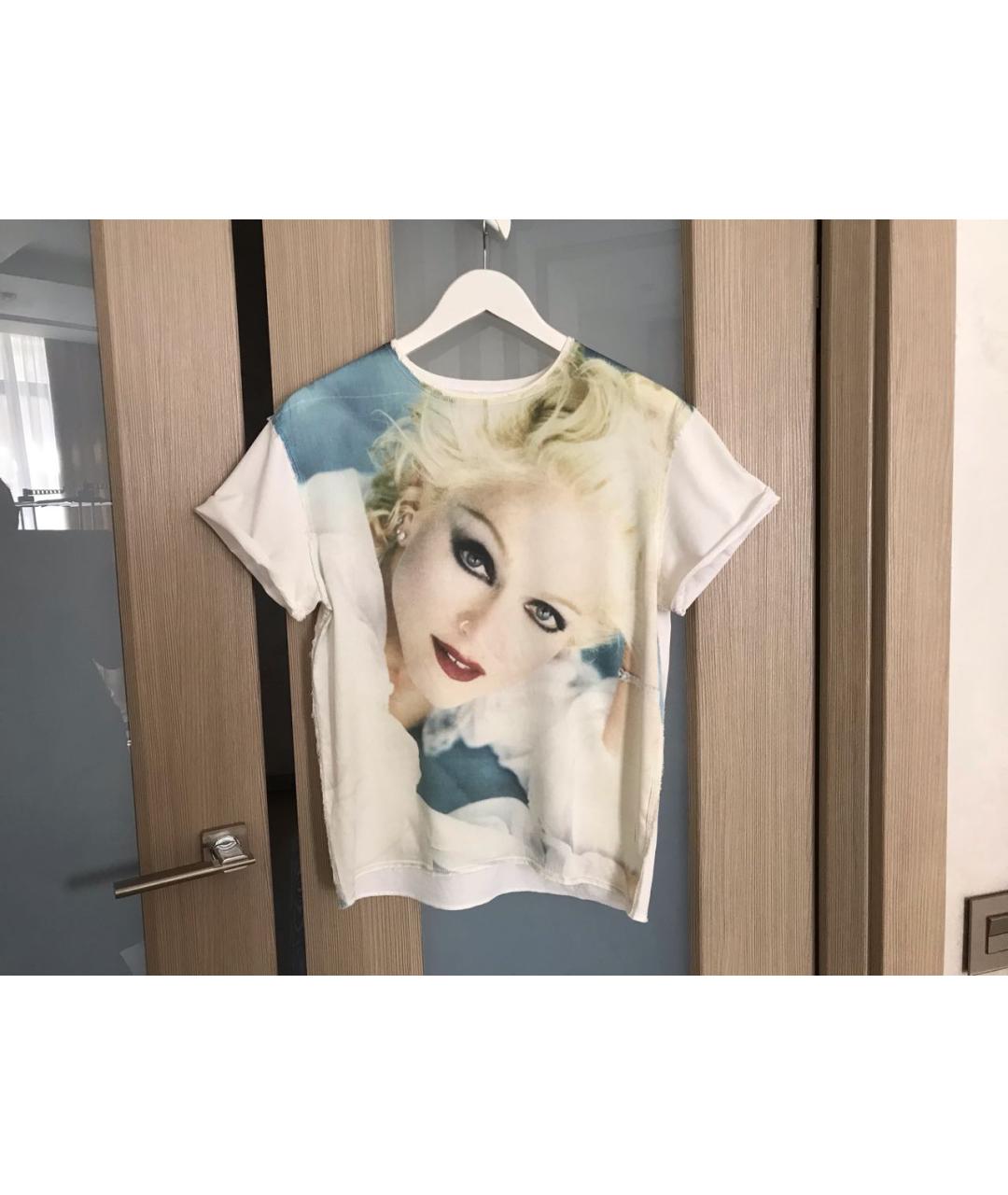 DOLCE&GABBANA Мульти шелковая футболка, фото 5