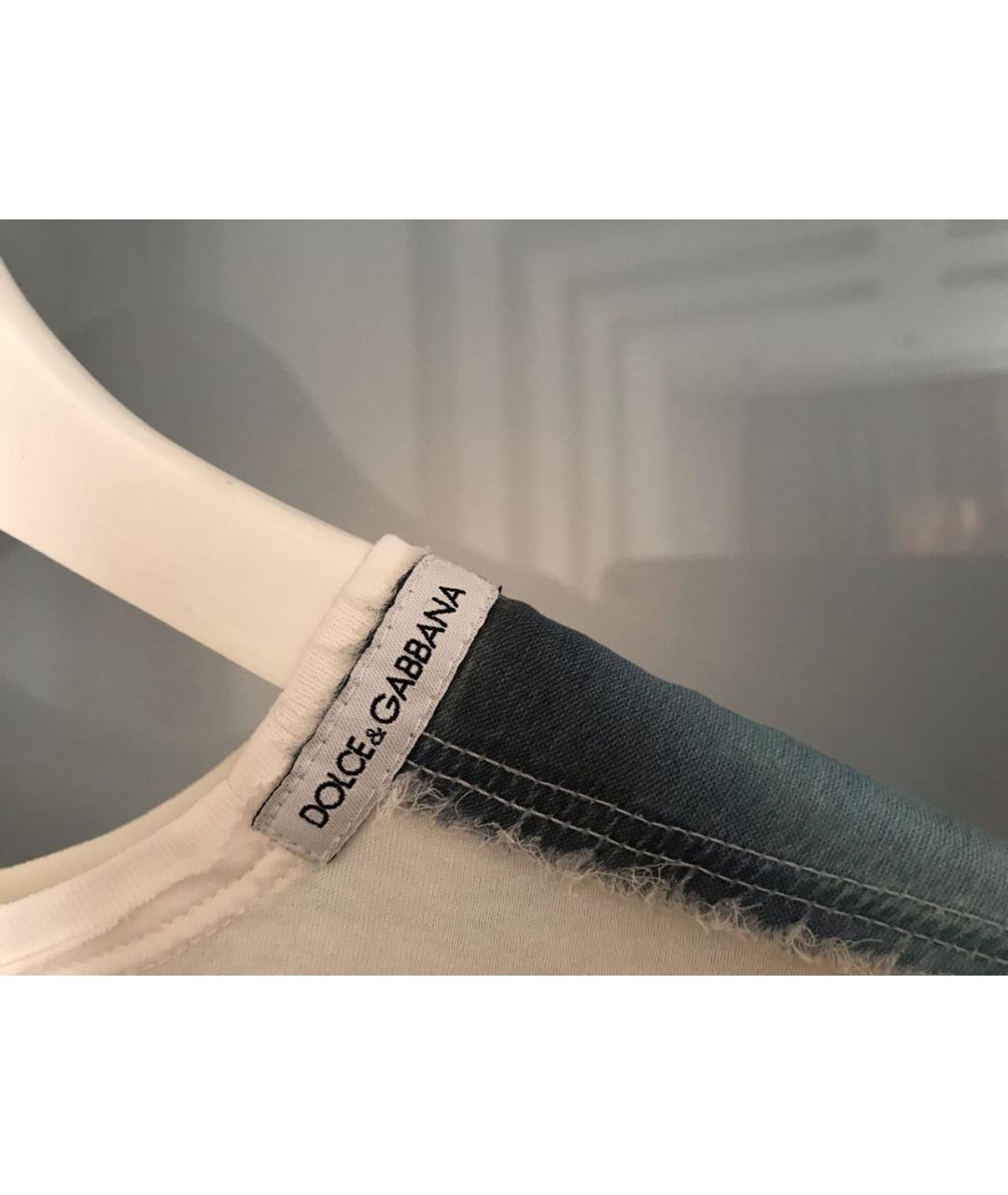 DOLCE&GABBANA Мульти шелковая футболка, фото 3