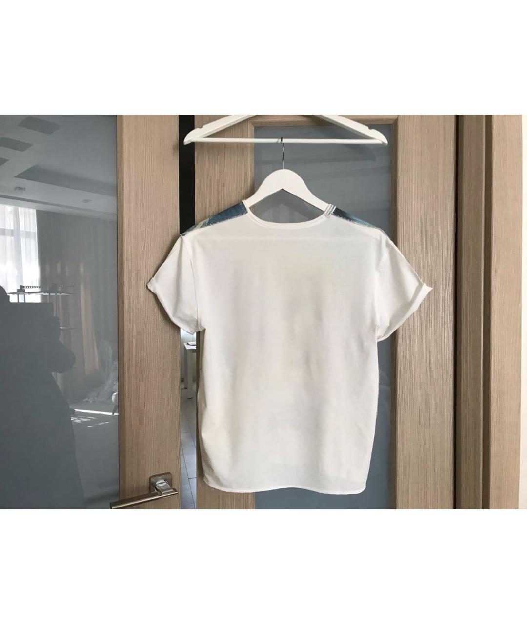 DOLCE&GABBANA Мульти шелковая футболка, фото 2