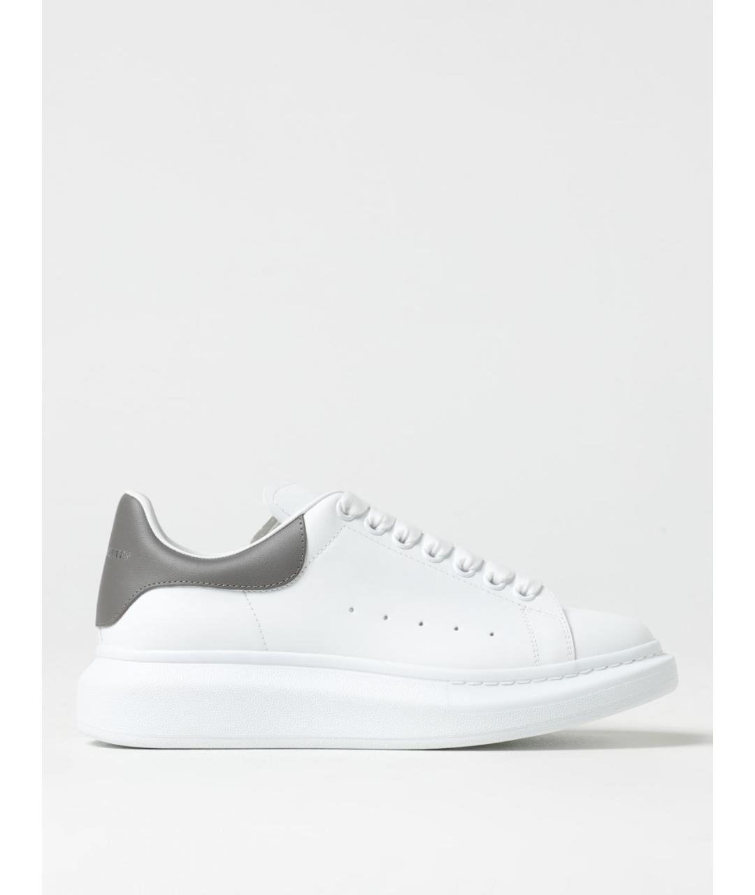 ALEXANDER MCQUEEN Белые кожаные низкие кроссовки / кеды, фото 5