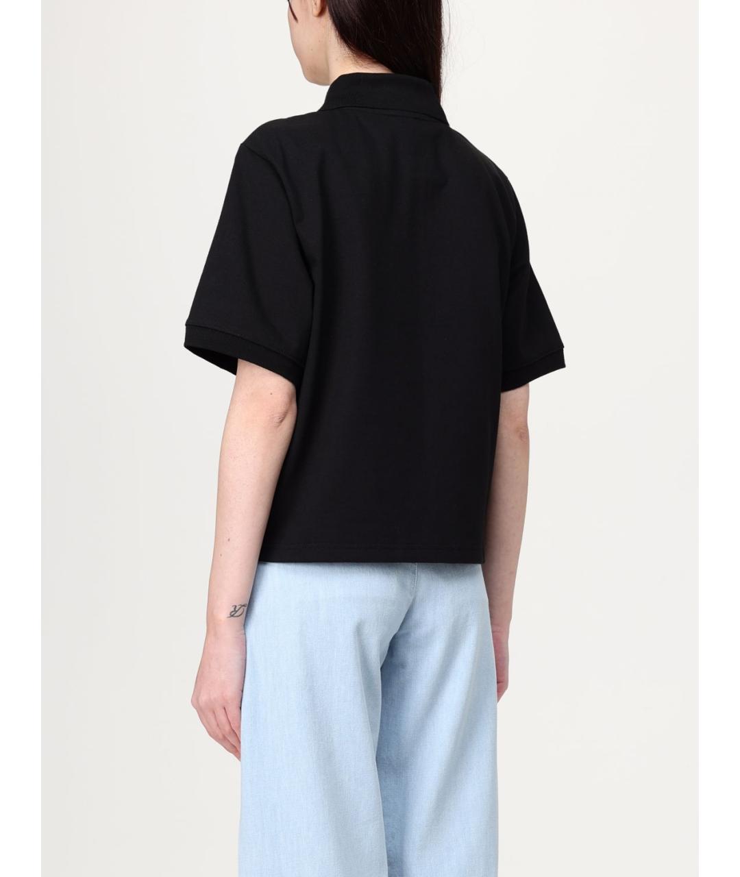 KENZO Черная хлопковая футболка, фото 3