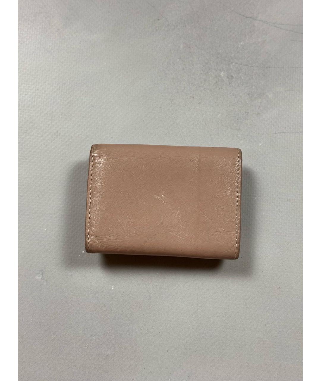 VIVIENNE WESTWOOD Розовый кожаный кошелек, фото 3