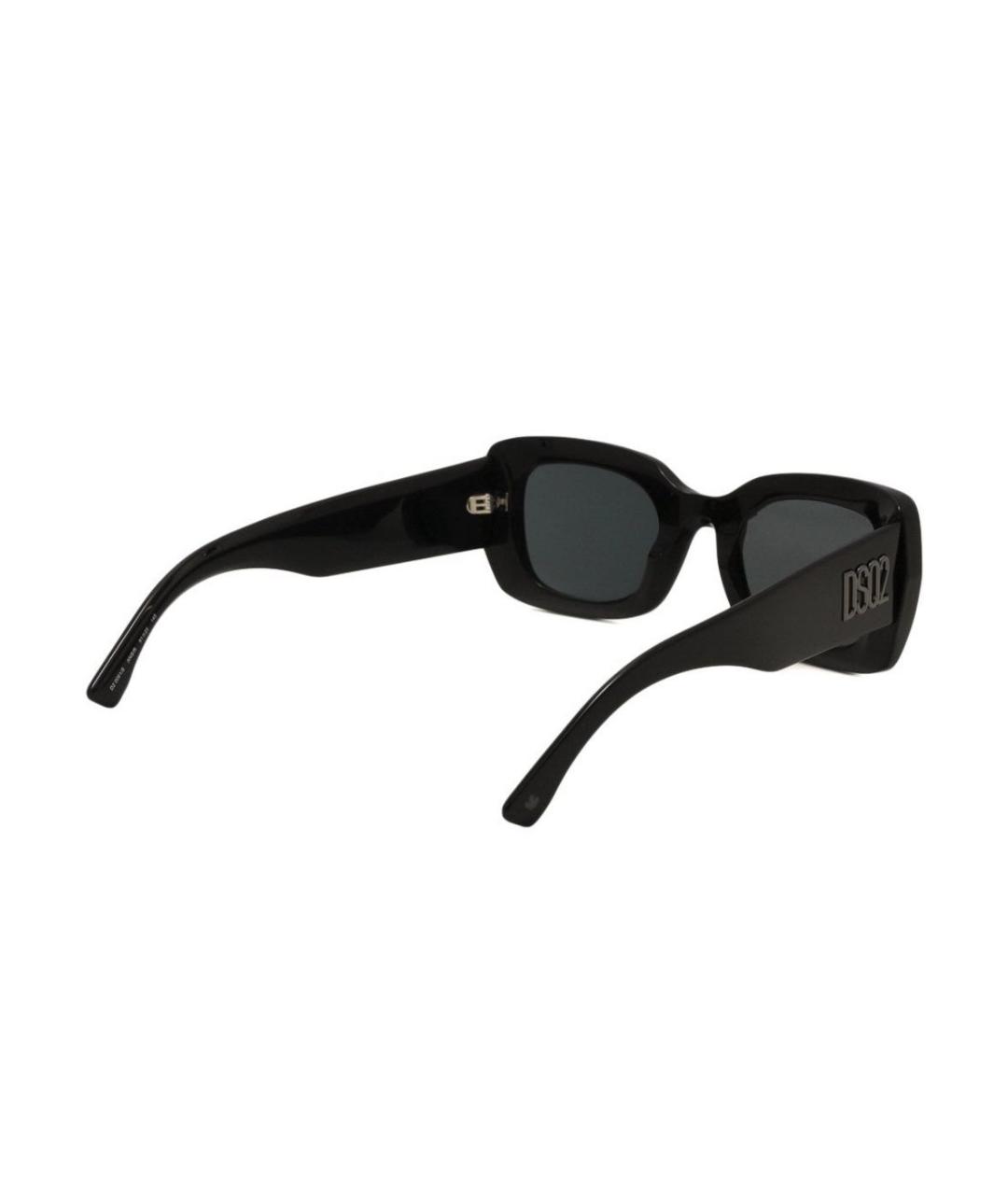 DSQUARED2 Черные пластиковые солнцезащитные очки, фото 3