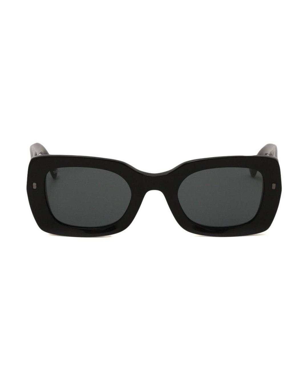 DSQUARED2 Черные пластиковые солнцезащитные очки, фото 1