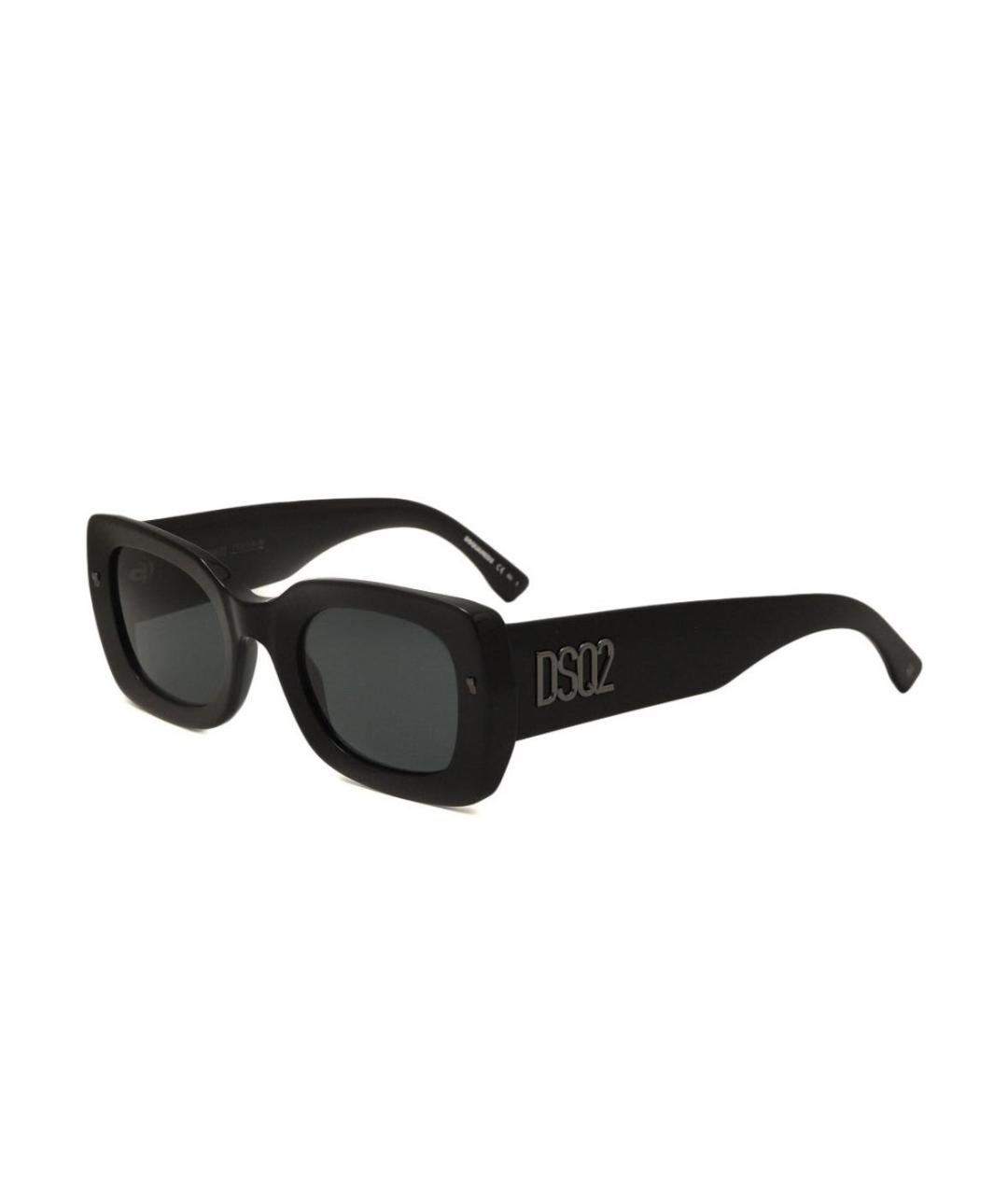 DSQUARED2 Черные пластиковые солнцезащитные очки, фото 2