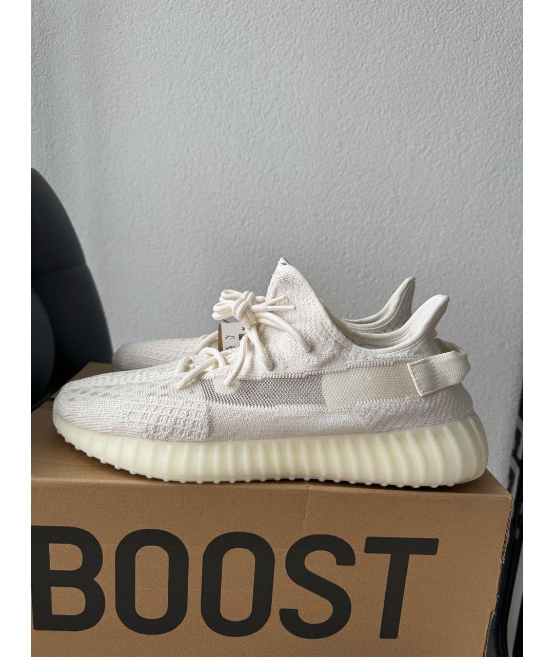 ADIDAS YEEZY Белые низкие кроссовки / кеды, фото 8